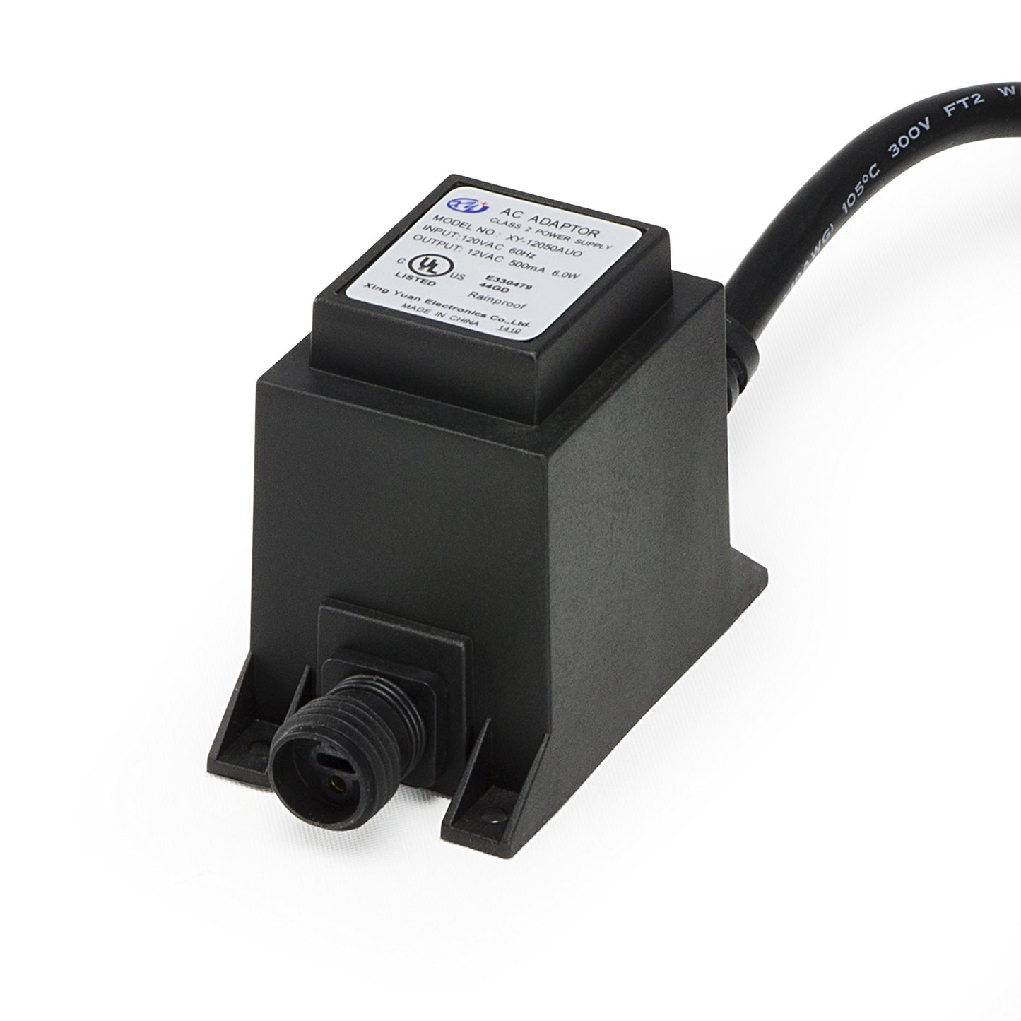 Aquascape 98375 Garden & Pond Manual Quick-Connect 12V Transformer, 6W , black