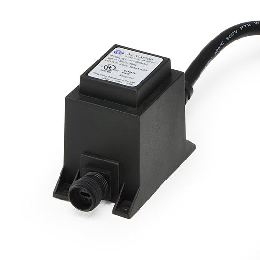 Aquascape 98375 Garden & Pond Manual Quick-Connect 12V Transformer, 6W , black