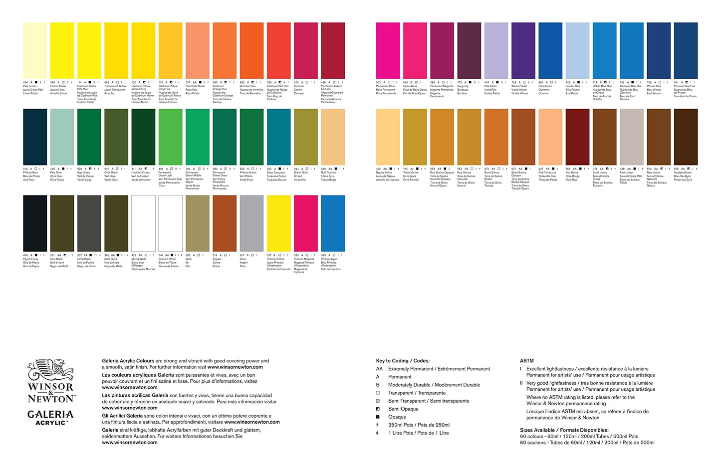 Winsor & Newton Galeria Acrylic Color Tube, 500ml, Titanium White