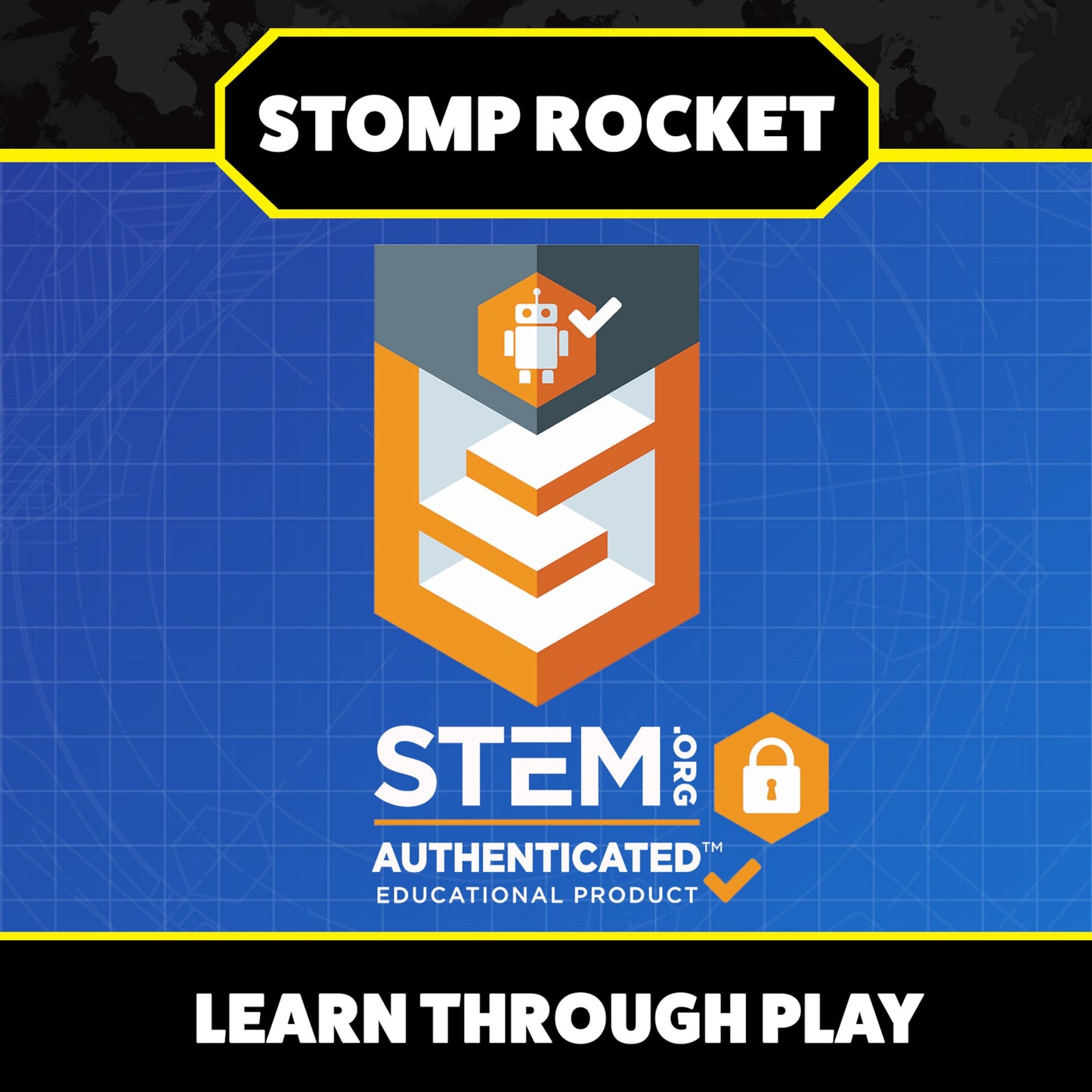 The Original Stomp Rocket Dueling Rockets Launcher, 4 Rockets and Toy Rocket Launcher - Outdoor Rocket STEM Gift for Boys and Girls Ages 6 Years and Up - Great for Outdoor Play