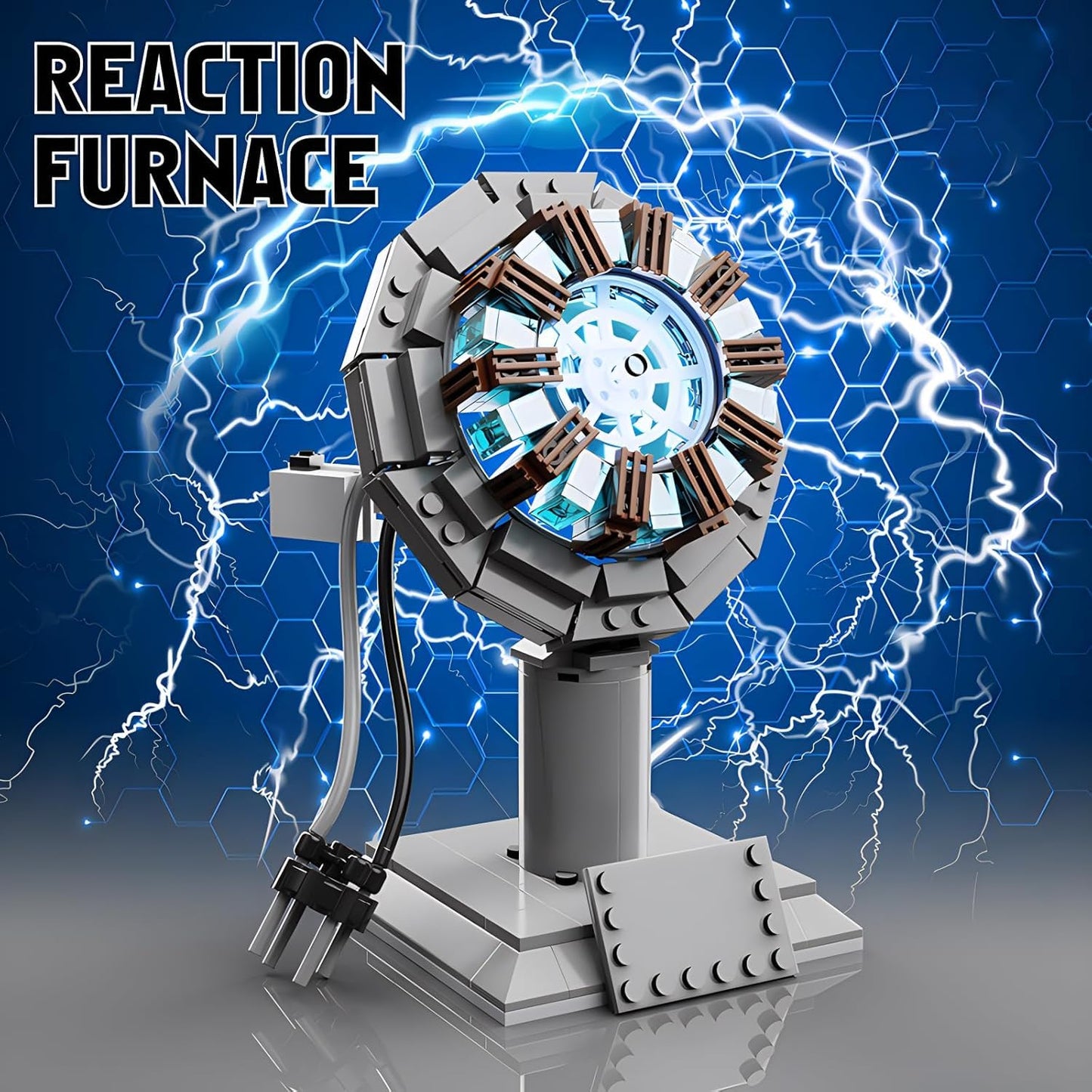 APENGBAOL Arc Reactor Building Block Set, A Model Toy Proof that Tony Has A Heart,A Gift for Adults