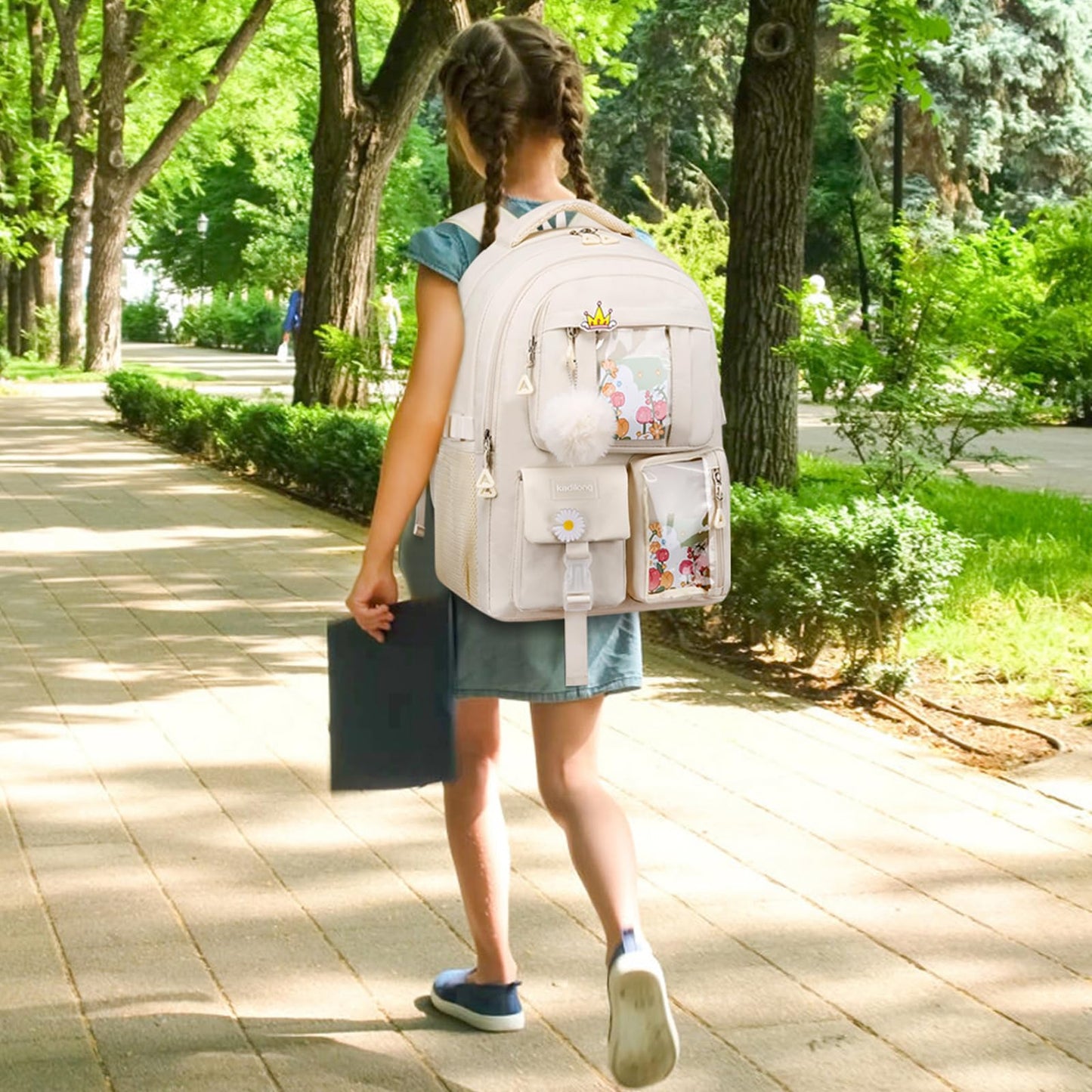 School Backpack for Teen Girls,Cute Backpacks for Women Aesthetic Bookbag Laptop Bag Back Pack for Middle School Laptop Bag Back Pack School Bag