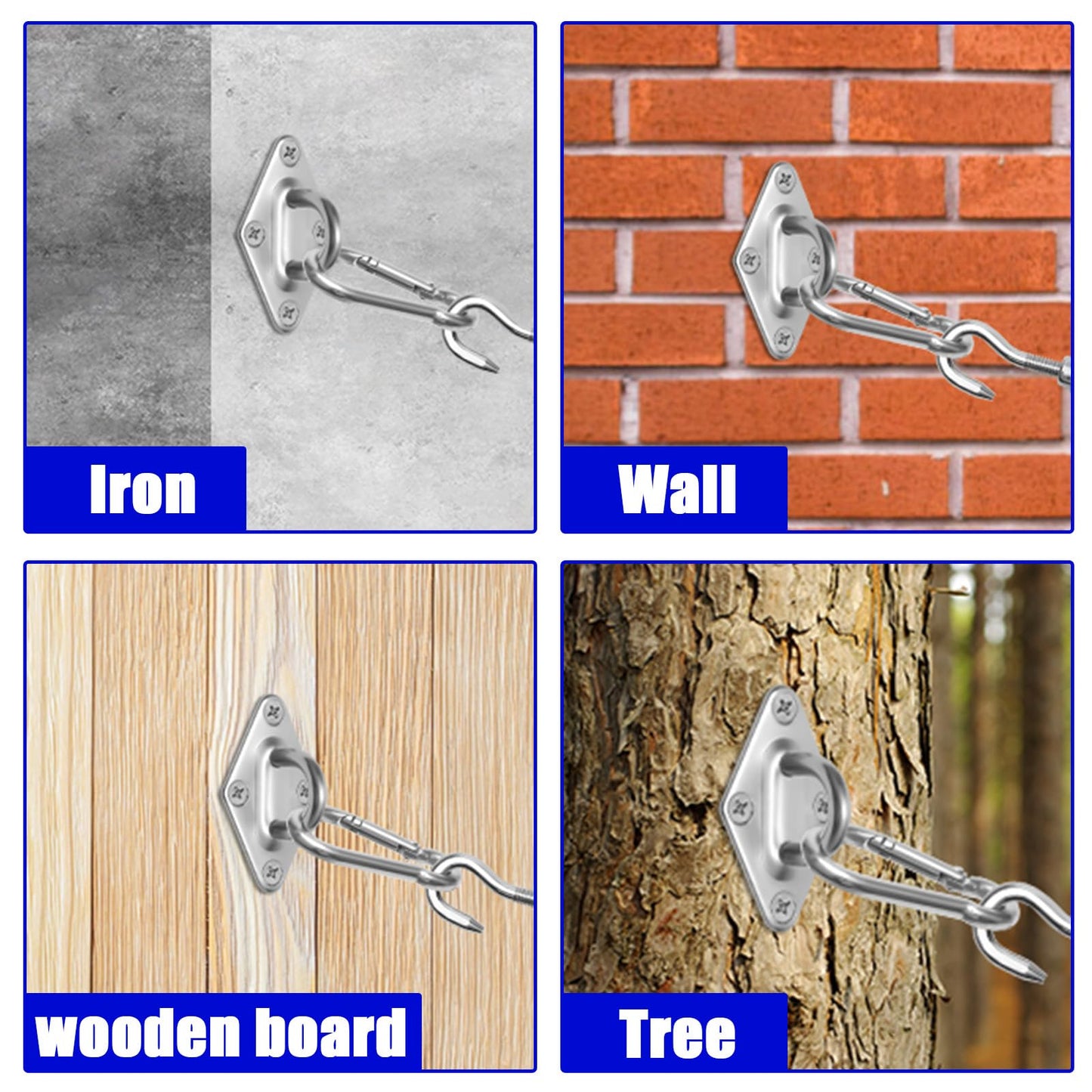 121PCS Sun Shade Sail Hardware Kit, Includes 4pcs 10ft Nylon Coated Cable Wire, 304 Stainless Steel Sun Shade Sail Installation Kit for Triangle Rectangle Shade Canopy for Outdoor Patio