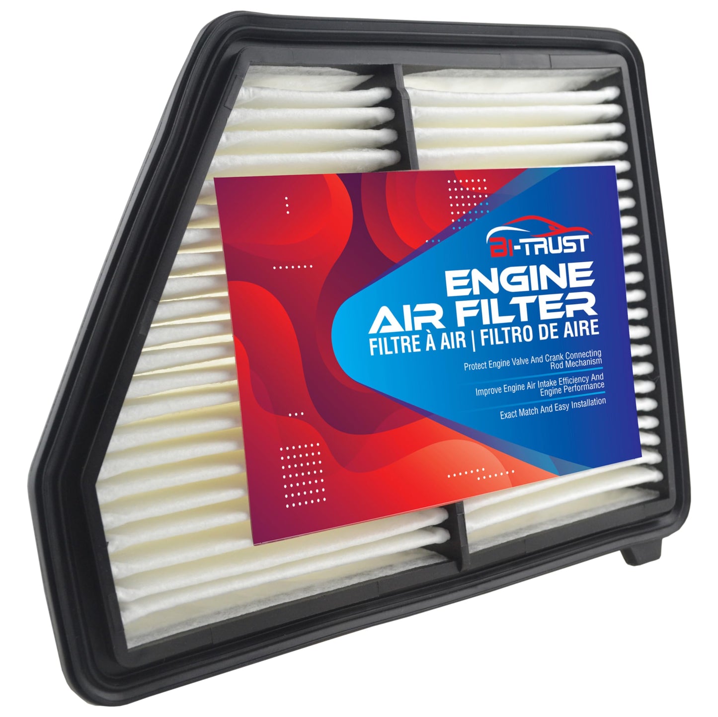 Engine & Cabin Air Filter Kit for Honda Civic 2016–2026 & HR-V 2023–2026 2.0L L4, Replacement CF11182 80291-T5R-A01, Direct Fit