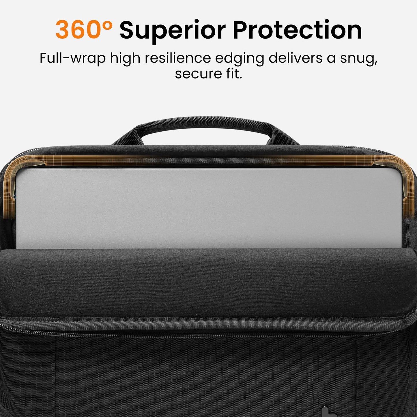 tomtoc 360° Protective Laptop Case for 14-inch MacBook Pro M5 Pro/Max (2026) A3426 A3427 A3434, M4/M3/M2/M1 A3112 A3401 A3185, Water-Resistant Laptop Sleeve with CornerArmor, Fits 13.8" Surface Laptop