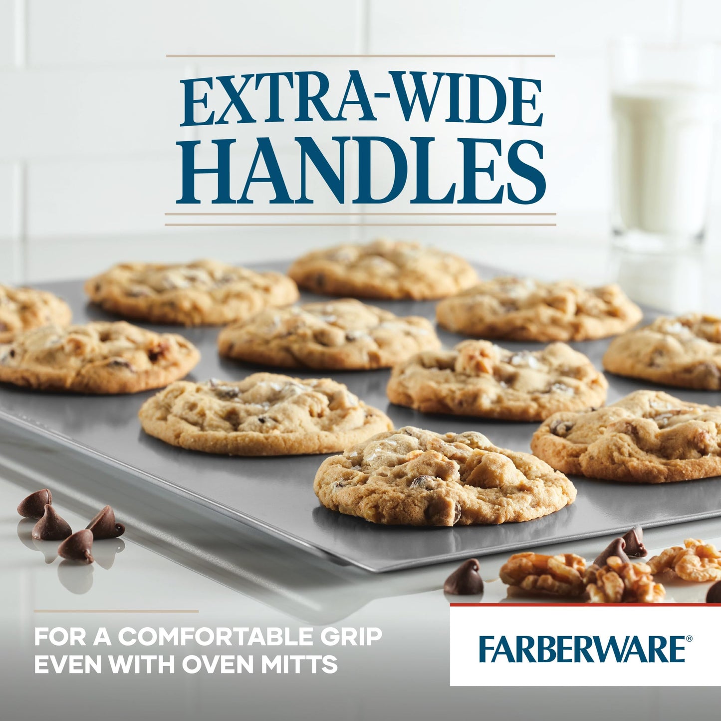 Farberware Insulated Bakeware 15.5-Inch x 20-Inch Jumbo Cookie Sheet