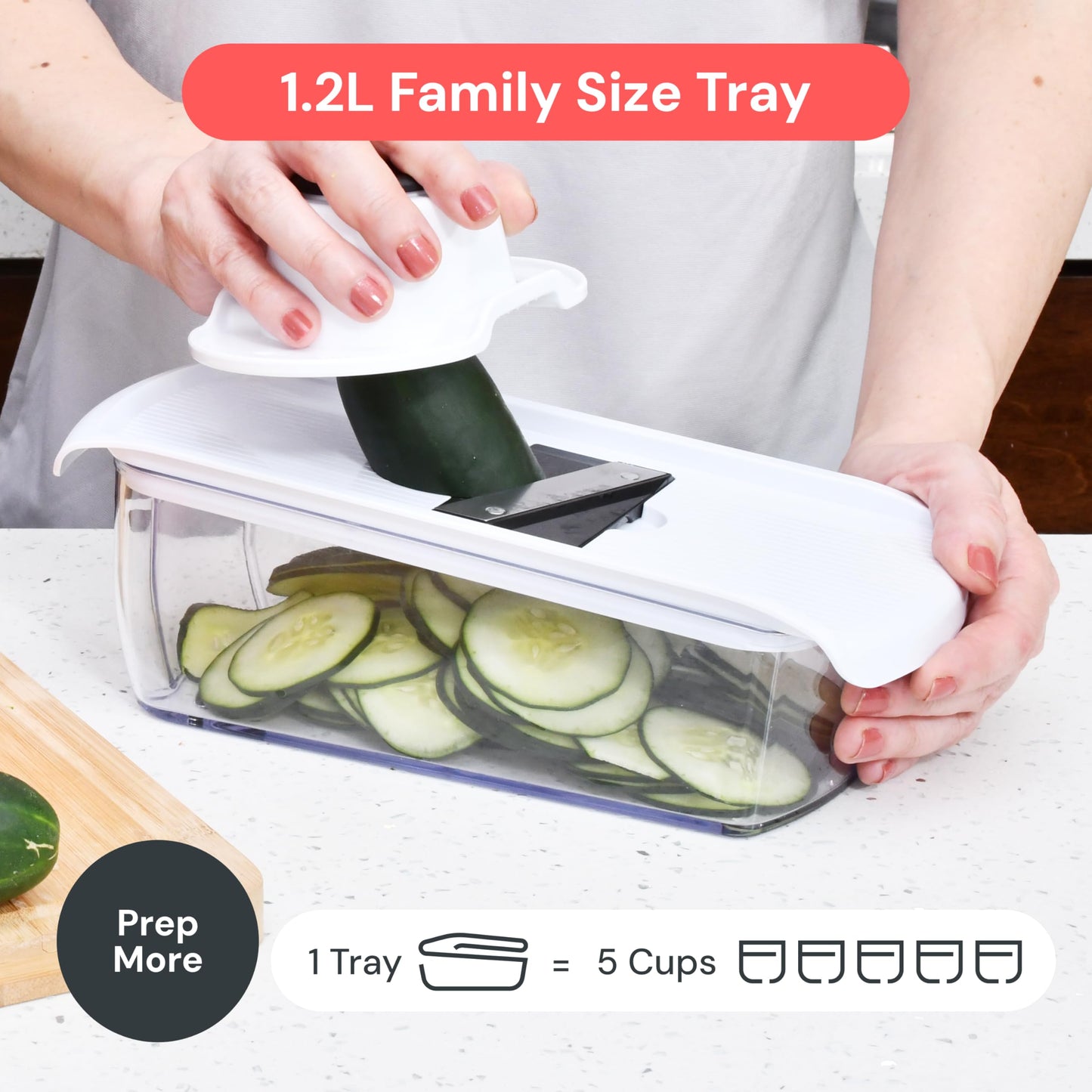 Fullstar Vegetable Chopper & Mandoline Slicer - Julienne Cutter Dicer Grater for Food Veggie Onion Cucumber Tomato Salad Potato Cheese - Kitchen Essentials & Gadgets (PRO 12-in-1, White)