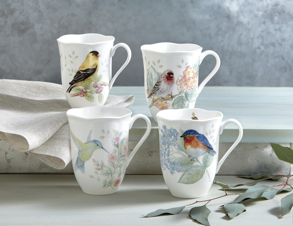Lenox 882795 Butterfly Meadow Flutter 4-Piece Mug Set