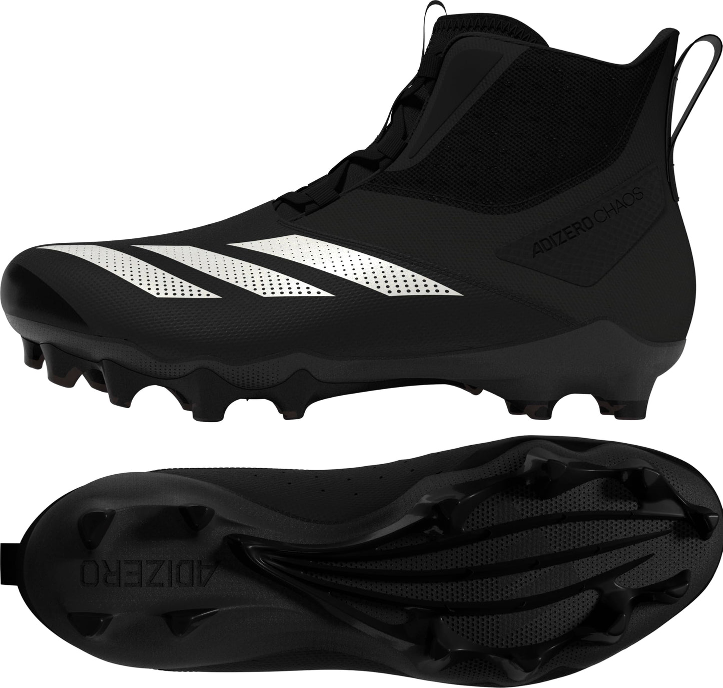 adidas Unisex-Adult Adizero Chaos American Football,Black/White/Black,9