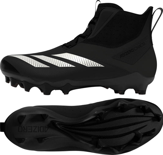 adidas Unisex-Adult Adizero Chaos American Football,Black/White/Black,9