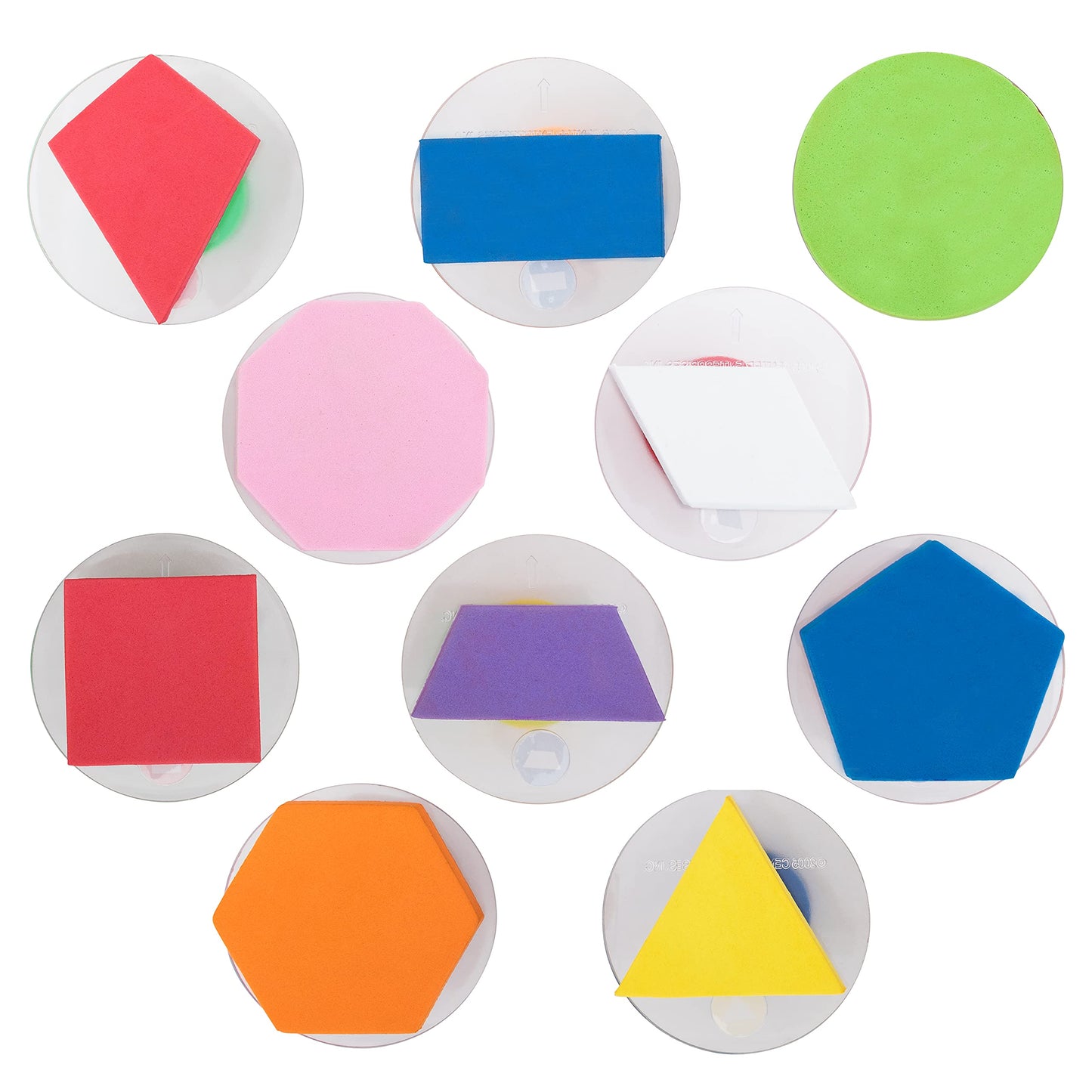 Center Enterprise CE6735 Ready to Learn Giant Geometric Shapes Solids (Pack of 10)