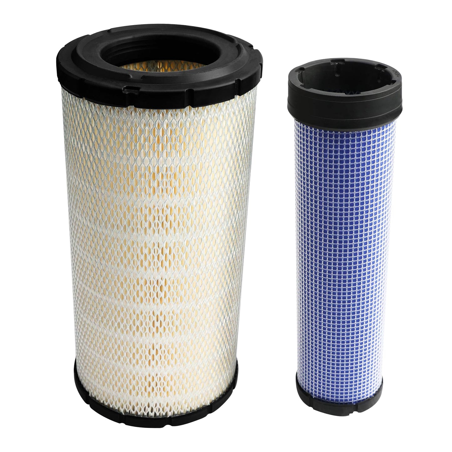 Air Filters Set P828889-P829333 AT171853-AT171854 110-6326 - 110-6331 46562-46569 222421A1-222422A1 Compatible with Donaldson, John Deere, Caterpiller Cat Backhoe, Wix and Case
