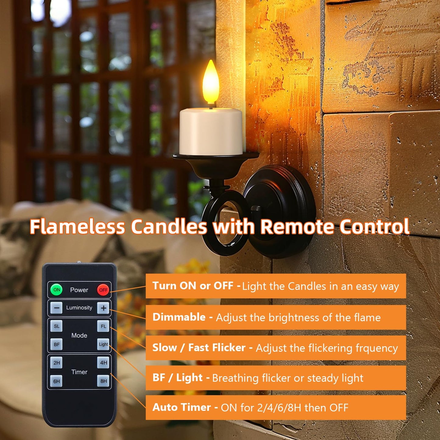 PChero Flameless Candles with Remote Timer & Charging Station, 12 Pack Waterproof Rechargeable LED Tea Lights Fake Floating Candles for Pool Outdoor Lantern Wedding Centerpieces Christmas Decor