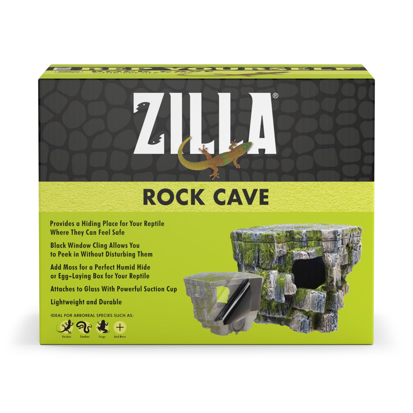 Zilla Vertical Décor for Reptiles, Rock Cave