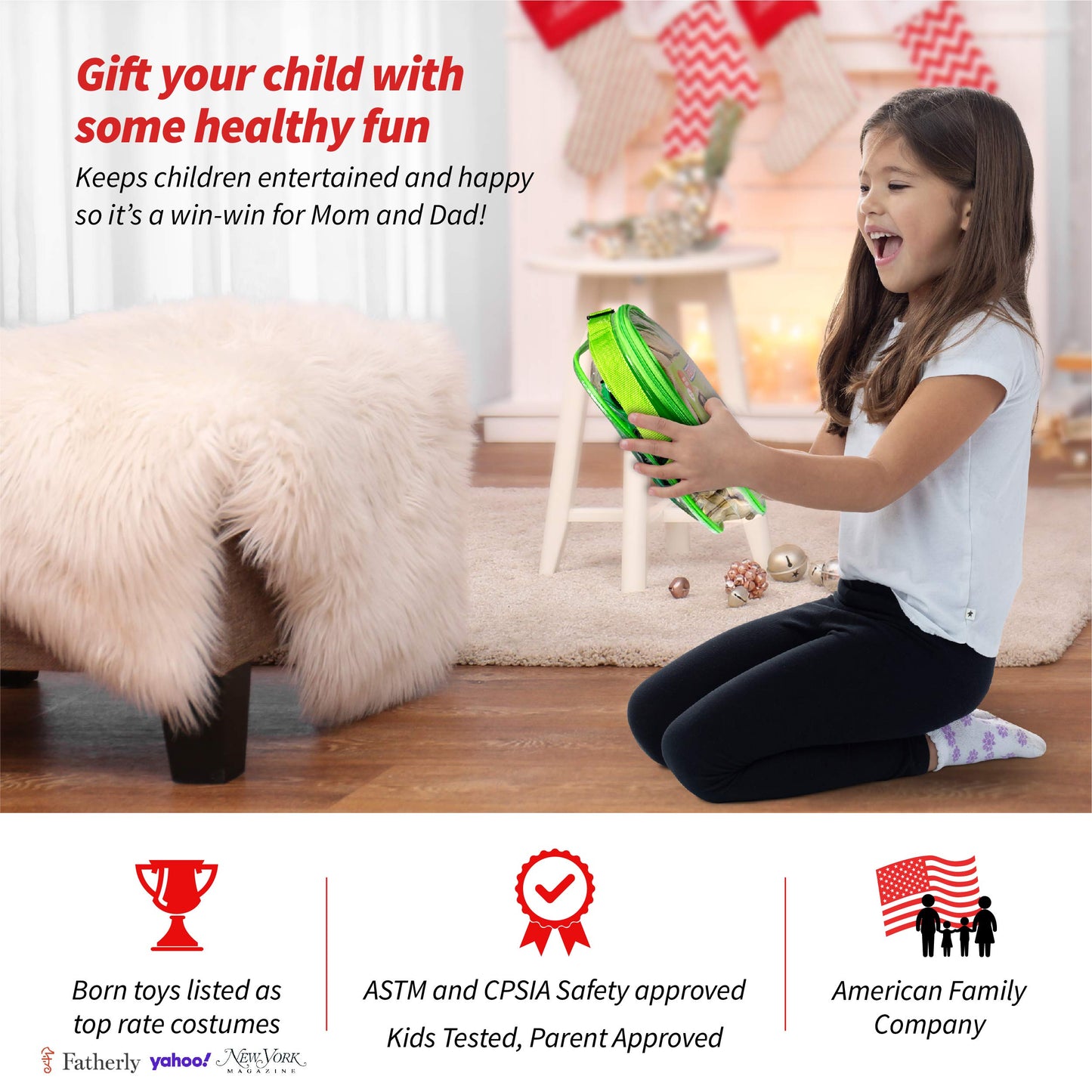 Born Toys Outdoor Explorer Kit for Kids & Dress Up & Pretend Play Costume for Ages 3-7 - Outdoor Explorer Set Scavenger Hunt