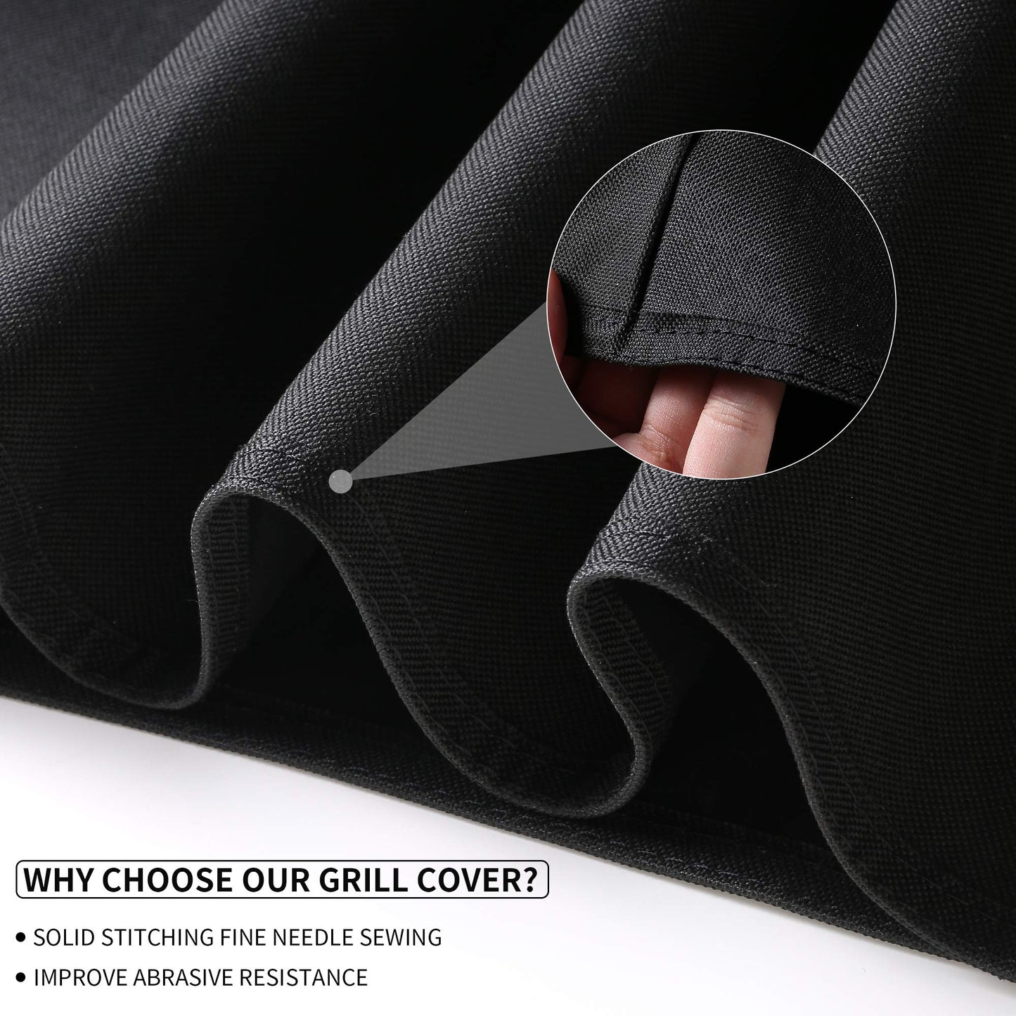 SUPJOYES BBQ Cover for Weber Spirit 200 and 300 Series, 52 Inch BBQ Grill Cover, Heavy Duty Waterproof Grill Covers