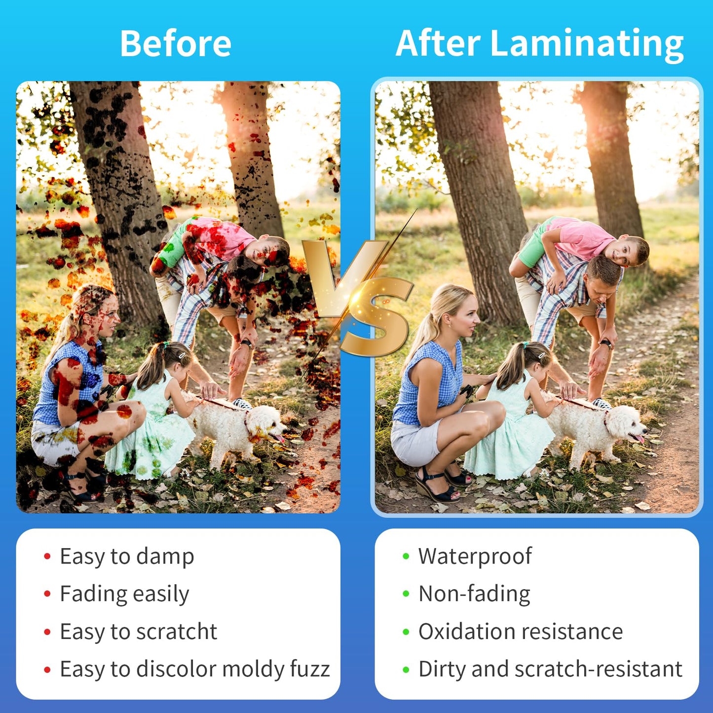 Clear Thermal Laminating Pouches – 9 x 11.5 Inch, 5 mil Thick (200 Pack) – Professional-Grade Lamination Sheets for Documents, Photos & Crafts – Fits 8.5 x 11 Letter Size Paper - [5mil 200 Packs]