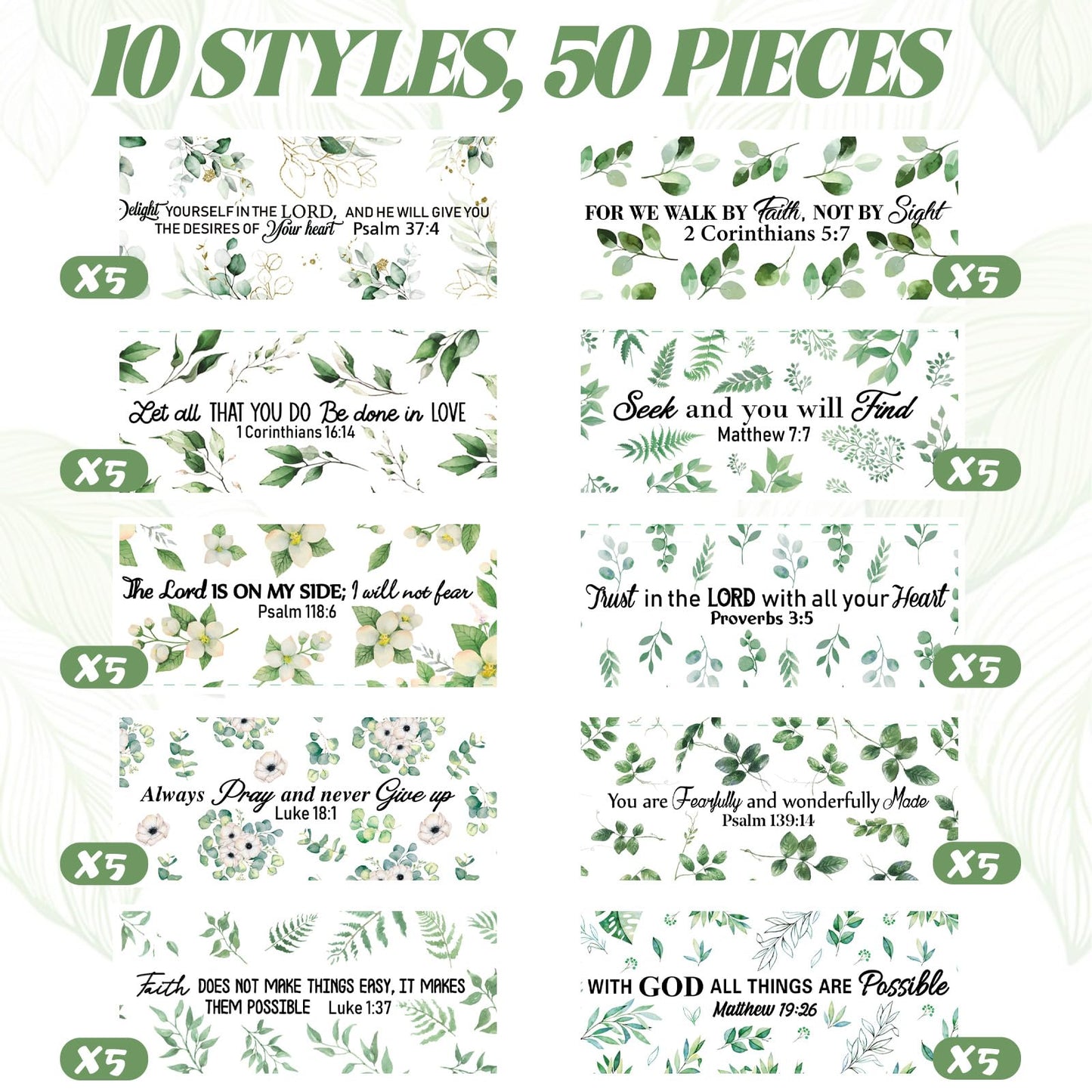 Sayglossy 50 Pcs Bible Verse Pens Bulk Christian Religious Easter Gifts 1.00mm Black Ink Graduation Ballpoint Pens Inspirational Scripture Faith Gifts Office Supplies for Women Men Coworker Office
