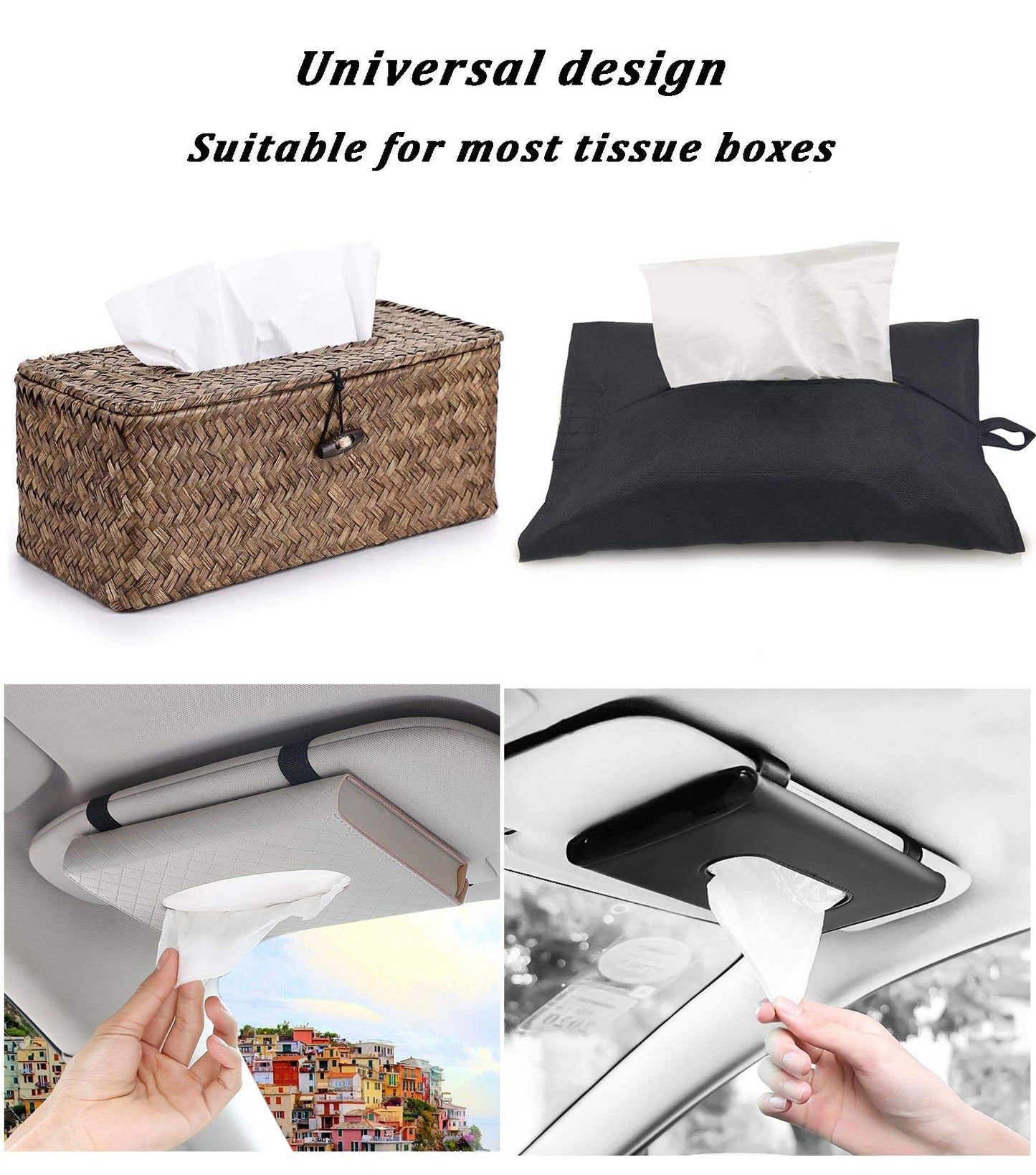 Car Tissue Refill, Disposable Facial Tissues, Disposable Face Towel, Facial Tissues Travel Size Pack for Car or Purse, 16 Packets, 480 Sheets, Soft and Comfortable