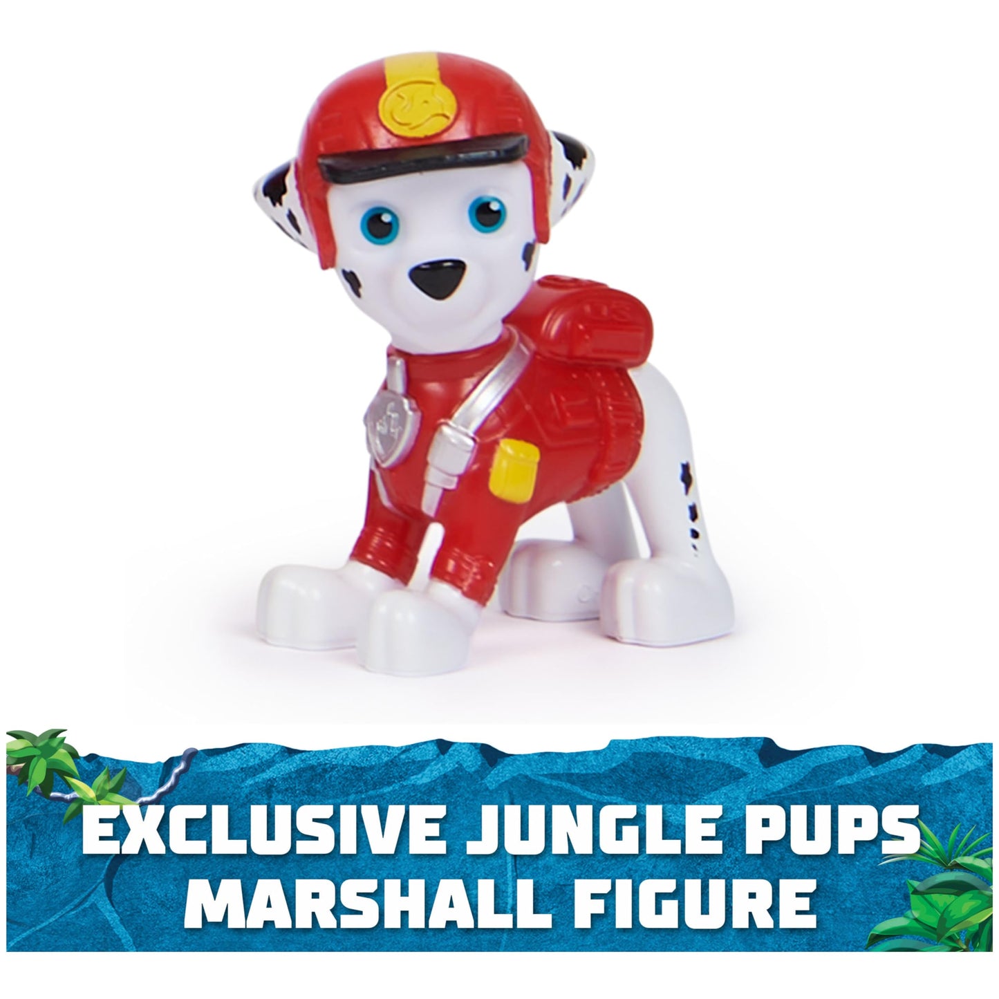 PAW Patrol Jungle Pups, Marshall Elephant Firetruck with Projectile Launcher, Toy Truck with Action Figure, Kids Toys for Boys & Girls Ages 3 and Up