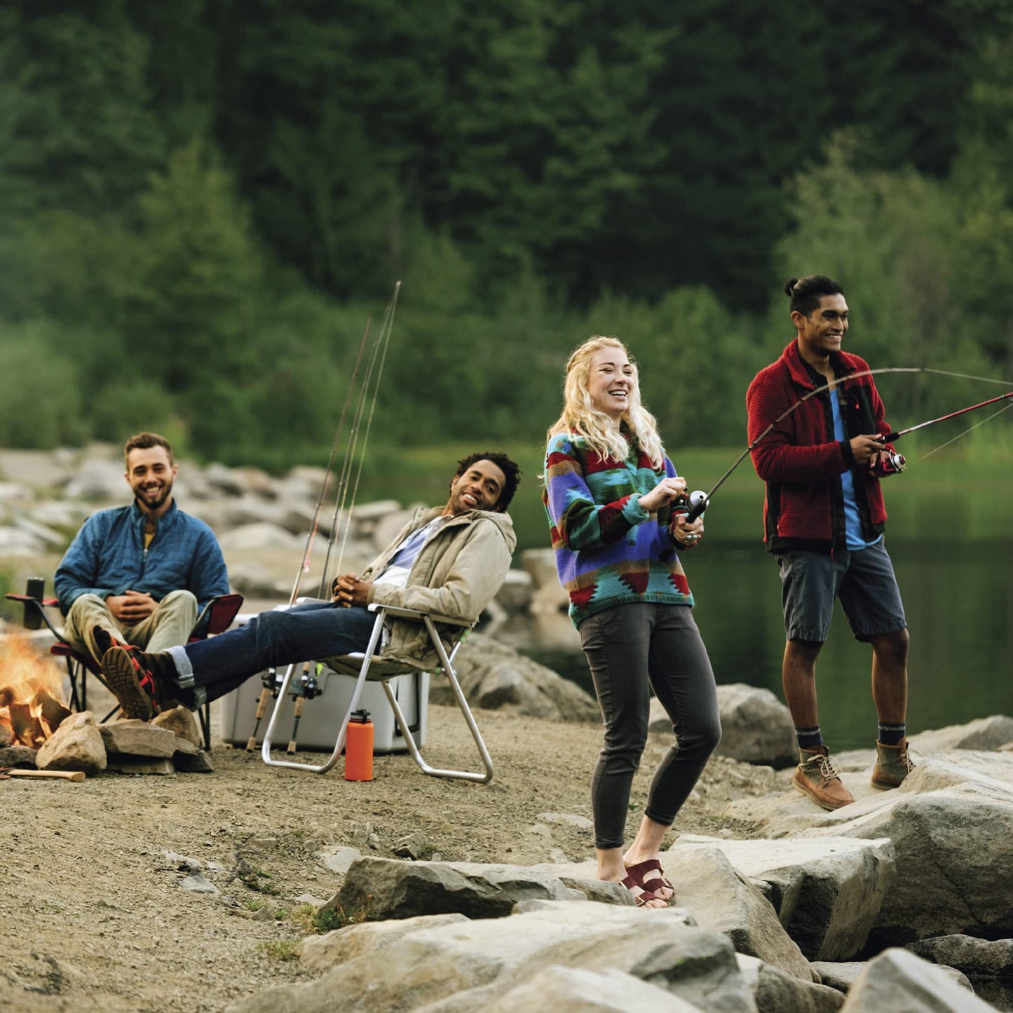 33 Micro Gold Spincast Reel 4LB Cajun Line