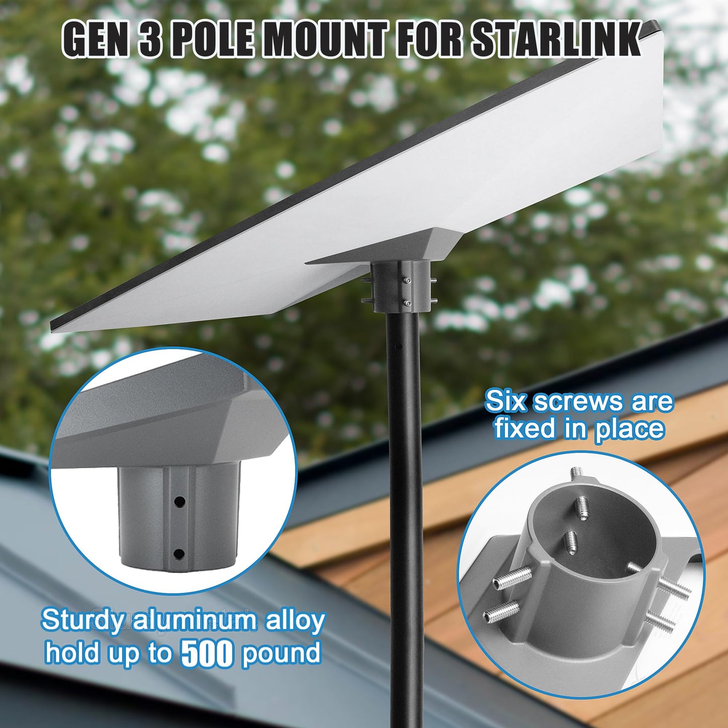Starlink Gen 3 Pipe Adapter