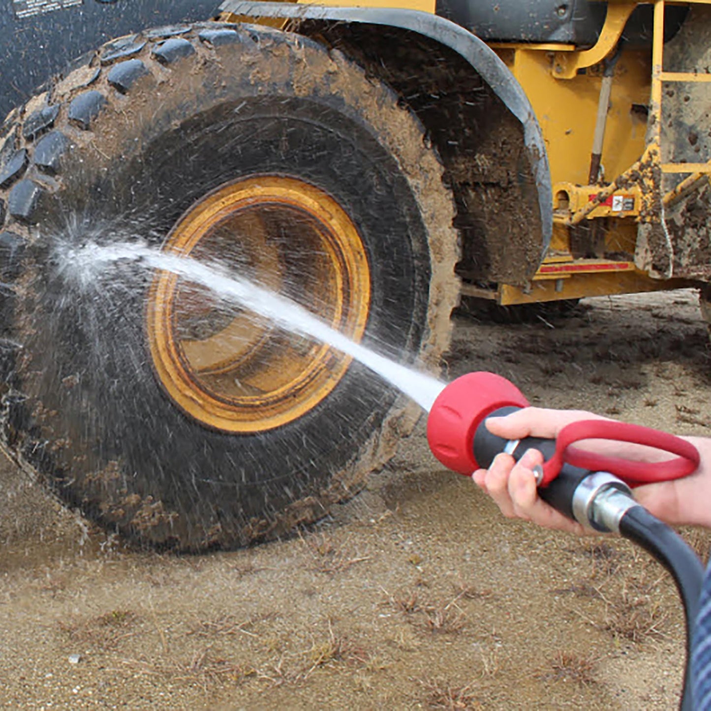 Robert Bosch Tool Corp Nelson 2520 High-Pressure Rated Fireman's Style Industrial Spray Nozzle with Large on/Off Lever