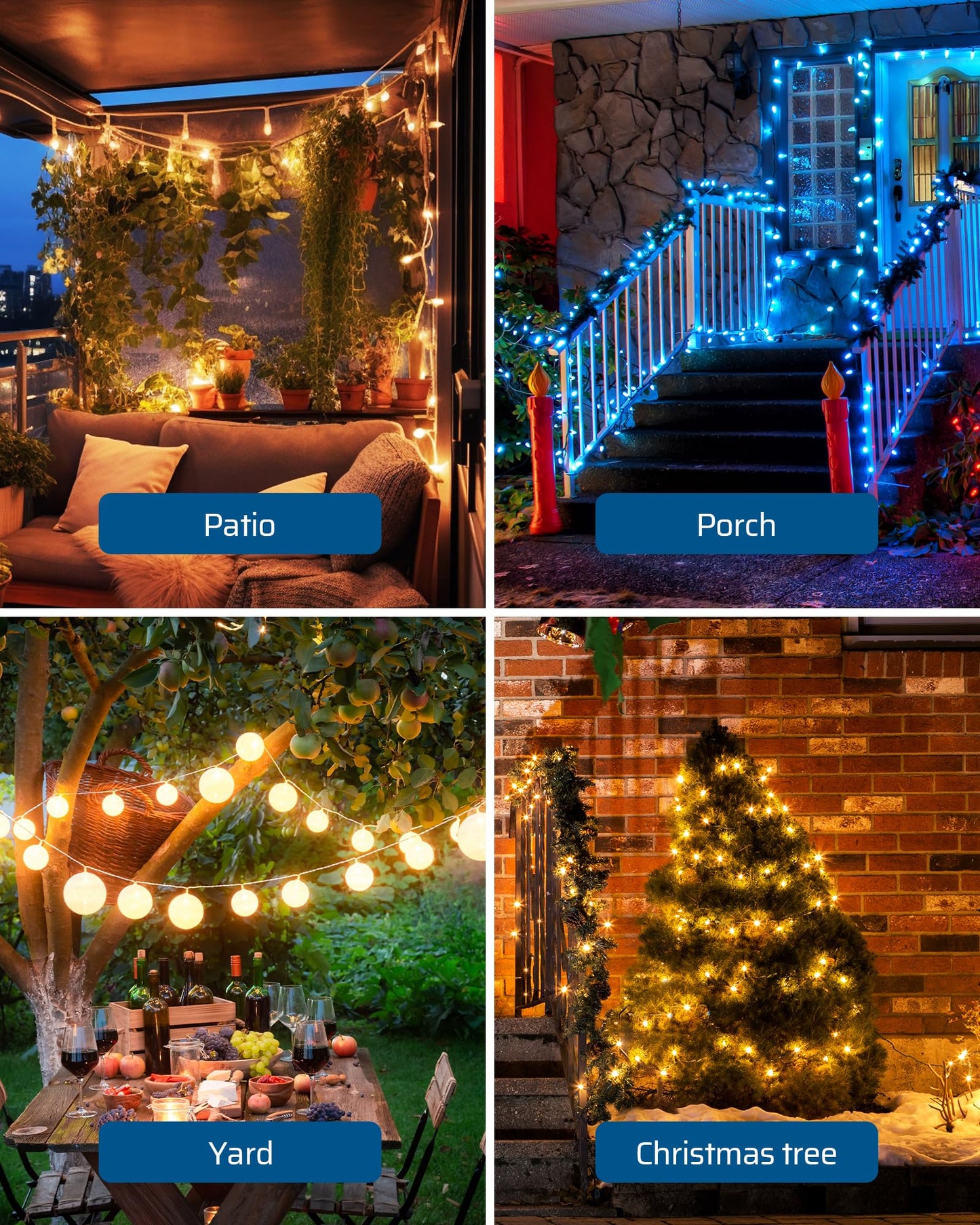 DEWENWILS Outdoor Dimmer for String Lights, Remote Dimmer Plug, Waterproof Plug-in Dimmer, 100FT Range, 150W Dimmable LED/300W Tungsten Bulbs, Dimmer Switch for Dimmable String Lights