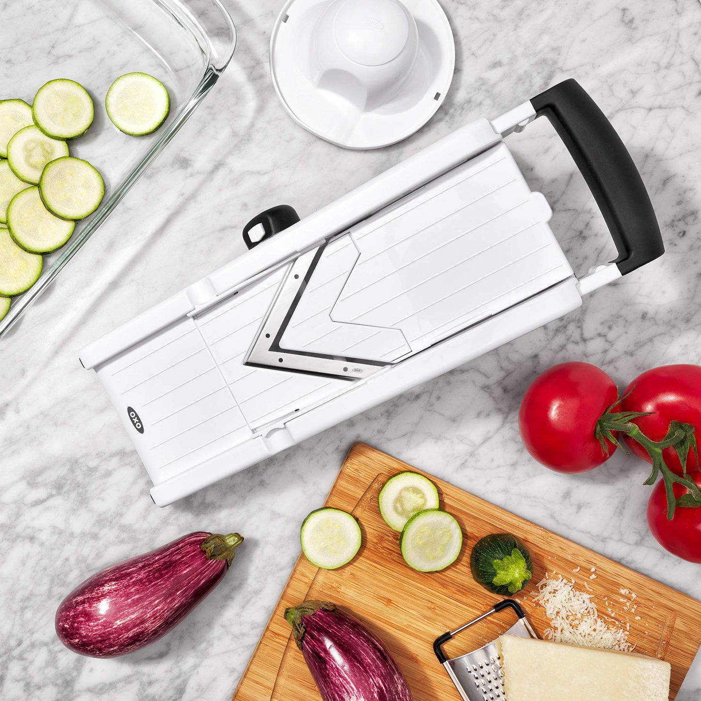 OXO 1155700 Good Grips V-Blade Mandoline Slicer, Set of 1, White