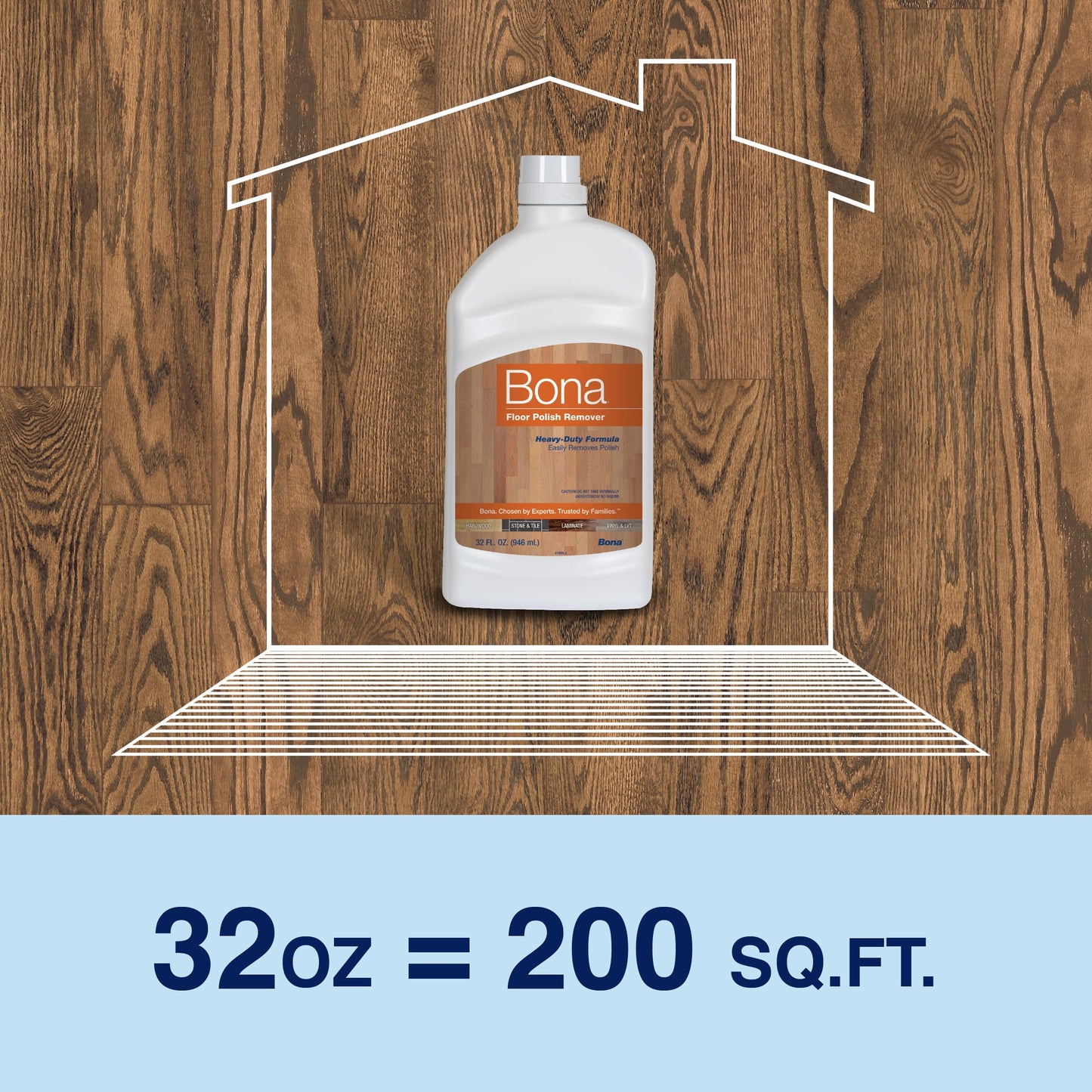 Bona Polish Remover, 32 Fl Oz