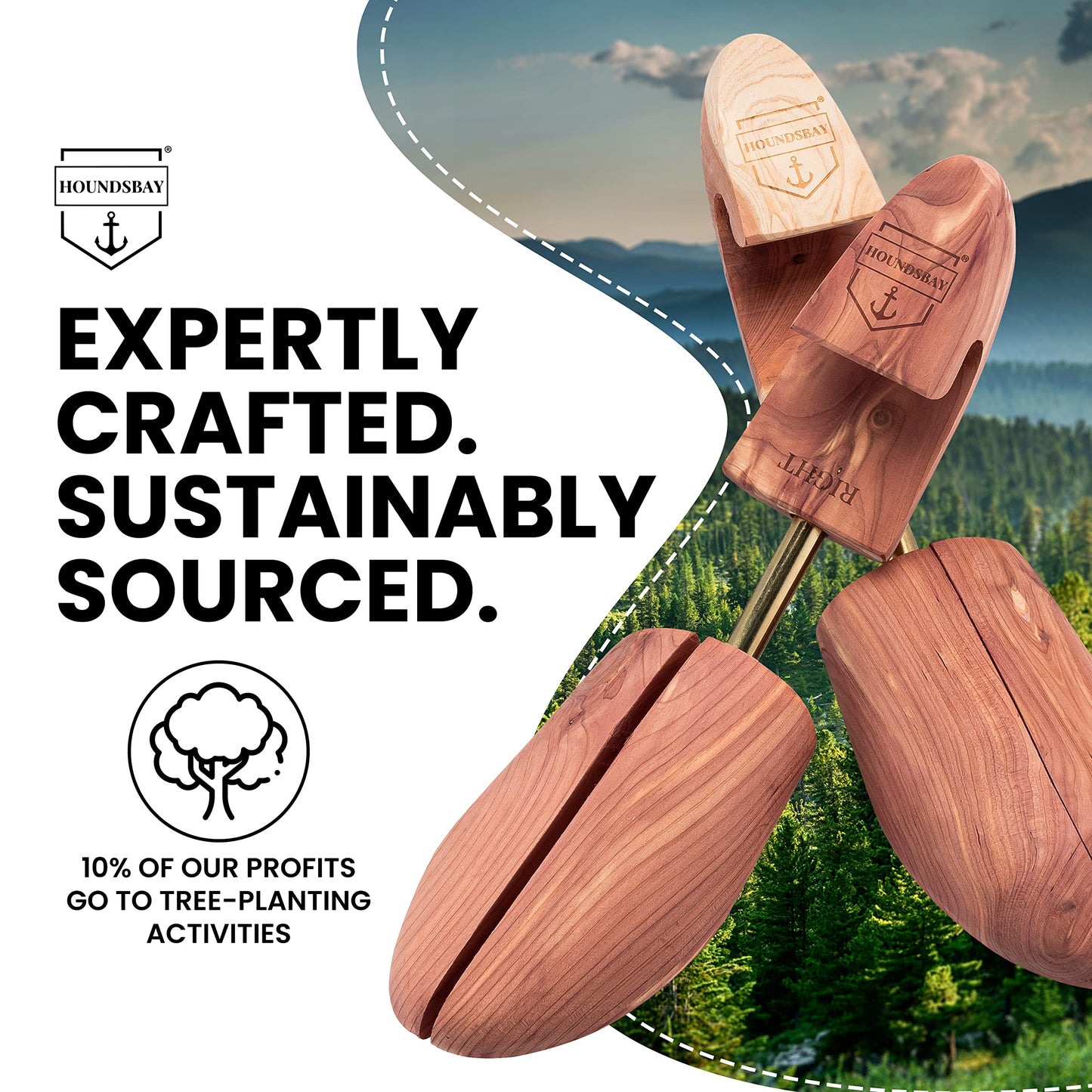 Cedar Shoe Tree, Shoe Trees for Men, Shoe Trees for Women, Shoe Trees for Sneakers, Shoe Widener, Shoe Shaper