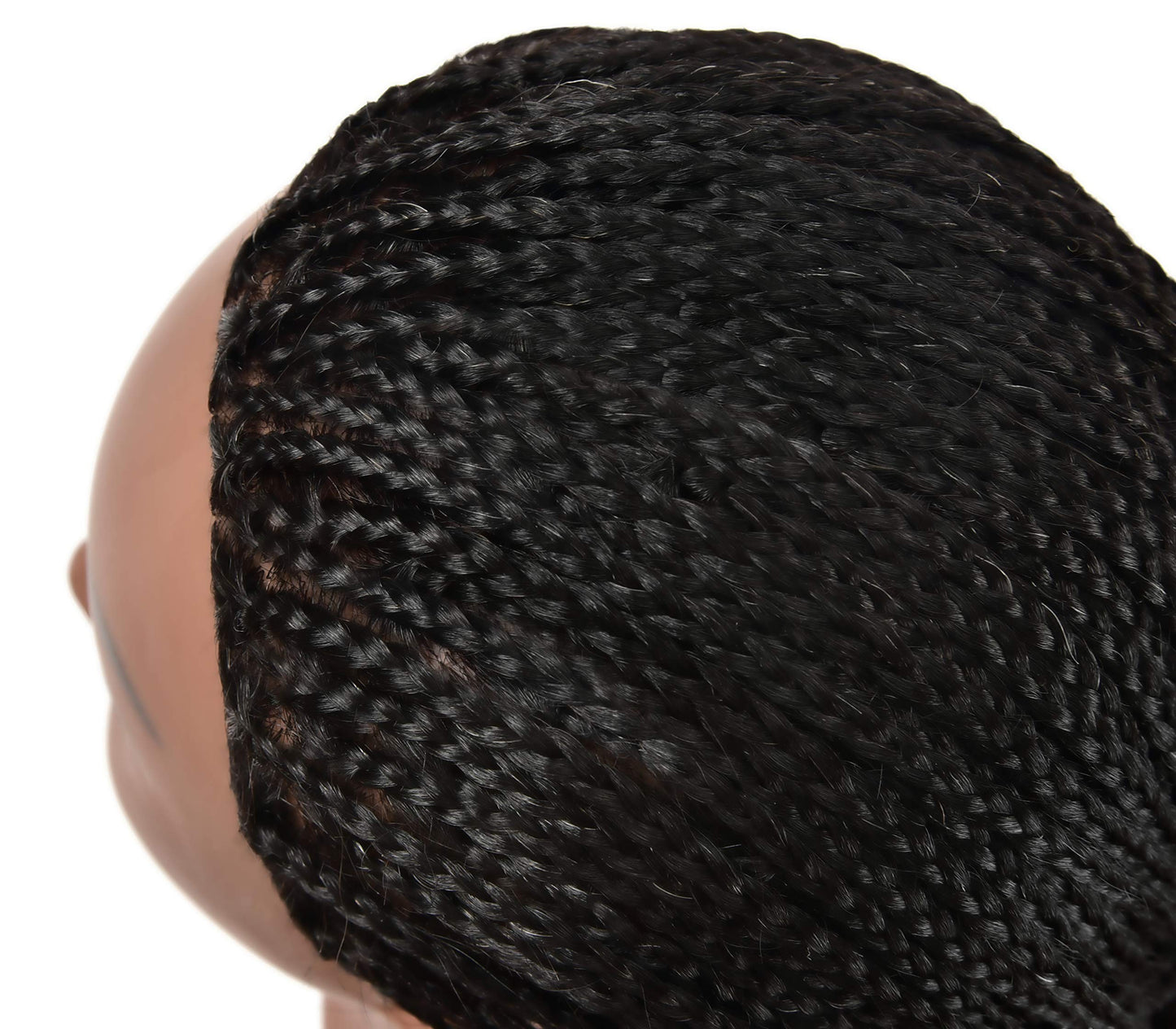 FUTAI Mannequin Head 100% Human Hair Manikin Cosmetology Makeup Doll Training Head with Stand for Hairdresser Practice Braiding Styling Coloring Bleaching Dyeing Curling Cutting Updos Display