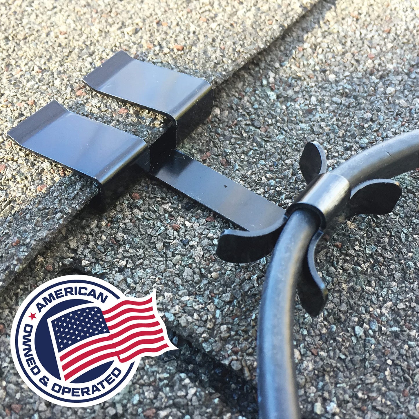 Grip Clip Roof Clips - Clip Hooks for Installing Heat Tape & De-Icing Cable - Prevents Unnecessary Damage to Roofing - Simple Nail-Free Outdoor Cable Clips (.325-25 Pack)