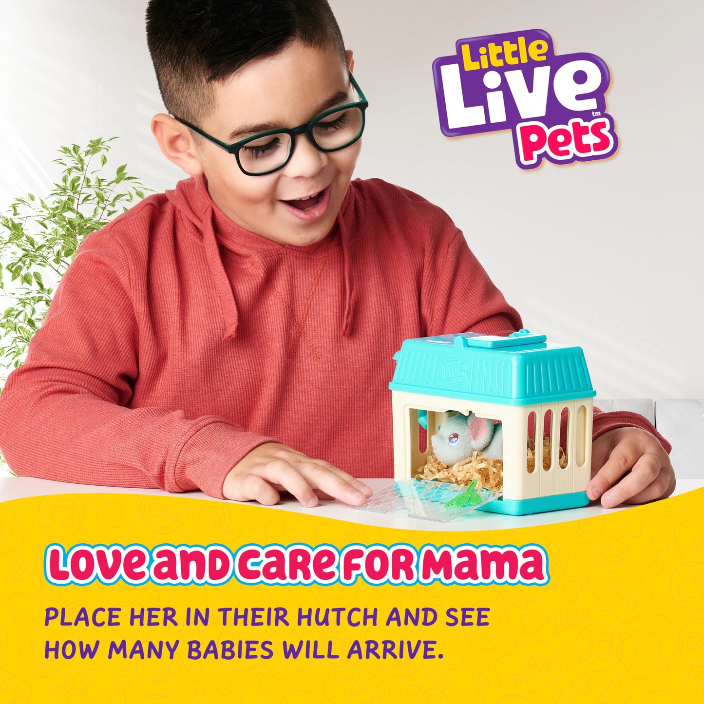 Little Live Pets - Mama Surprise Minis. Feed and Nurture a Lil' Mouse. She has 2, 3, or 4 Babies with Surprise Accessories to Dress Up The Babies for Kids, Ages 5+