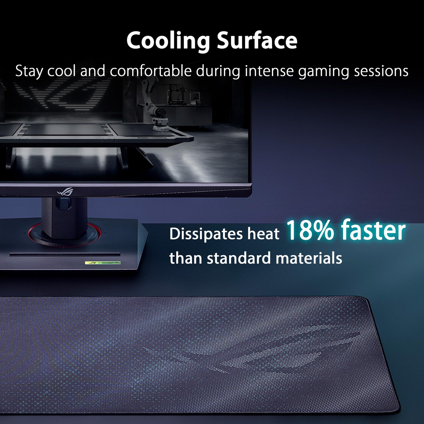 ASUS ROG Sheath II XXL Gaming Mouse Pad – 35.4” x 15.7” (XXL Size), Advanced Cooling Fabric, 1.5X Smoother Textile-Weave Surface, Flat-Stitched Durable Edges, Non-Slip Base