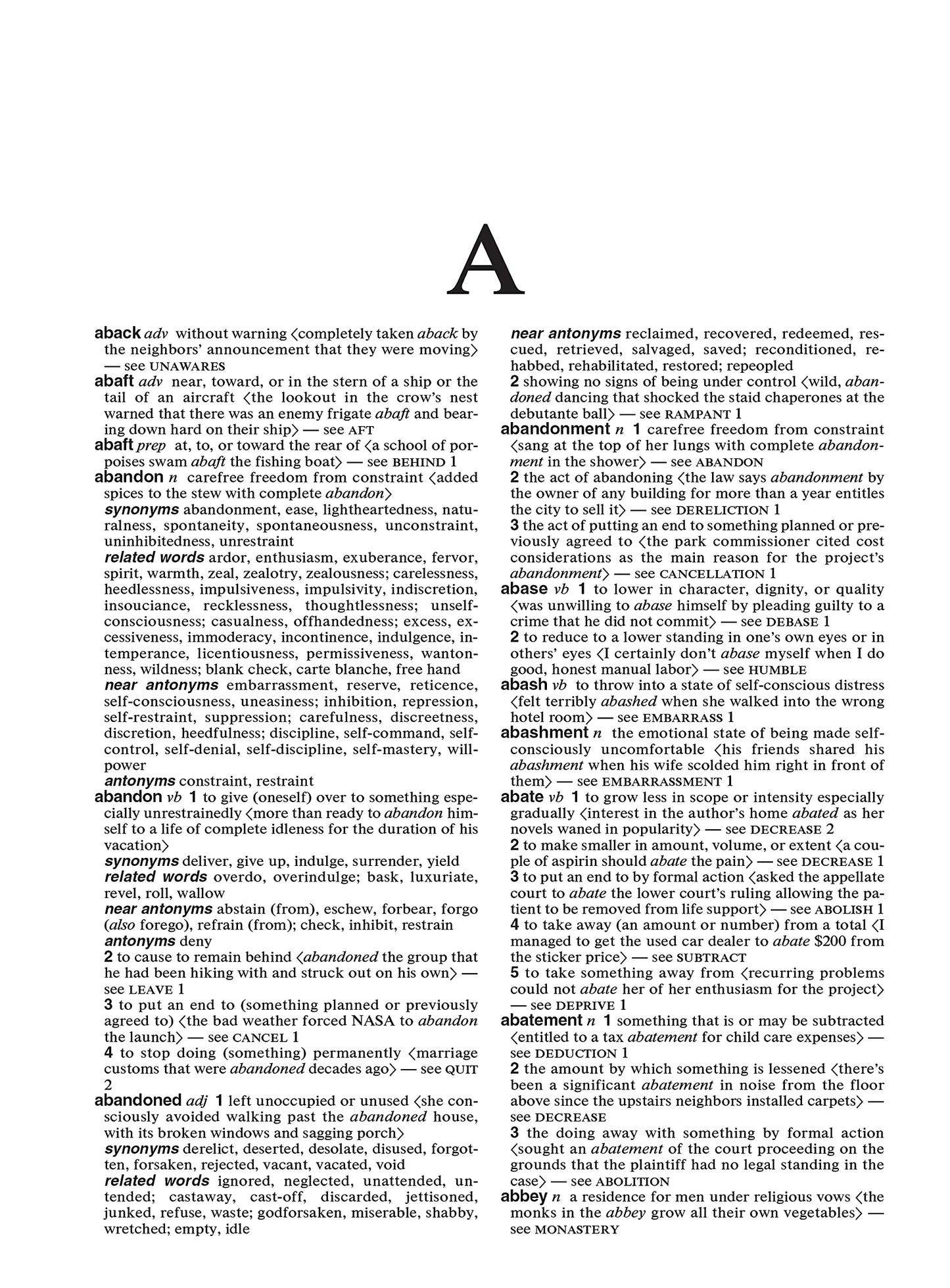 Merriam-Webster's Collegiate Thesaurus: Second Edition