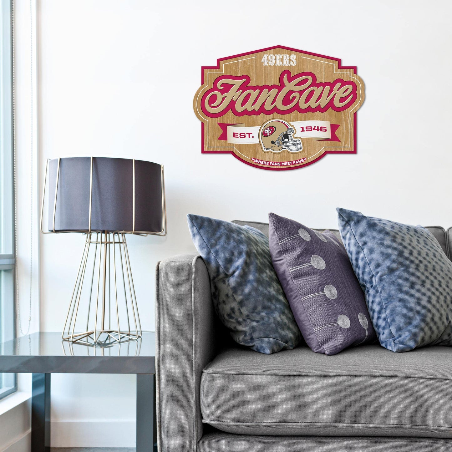 YouTheFan NFL San Francisco 49ers Fan Cave Sign