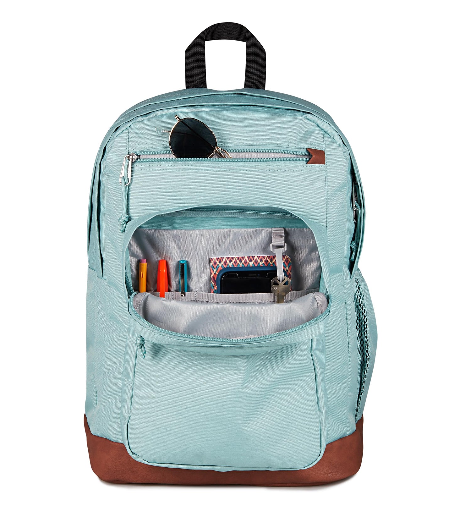 JanSport Cool Backpack with 38.1cm Laptop Sleeve, Large Computer Bag Rucksack with 2 Compartments, Ergonomic Straps, Faded Sage