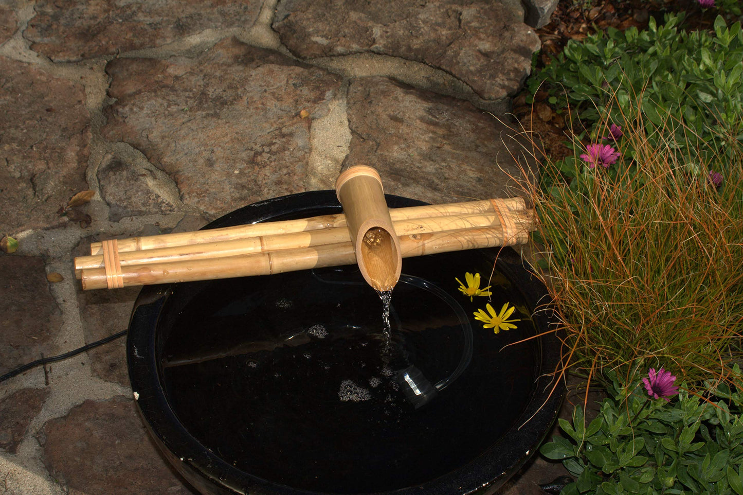 Bamboo Accents Three-Arm Spout And Pump Kit - 18"