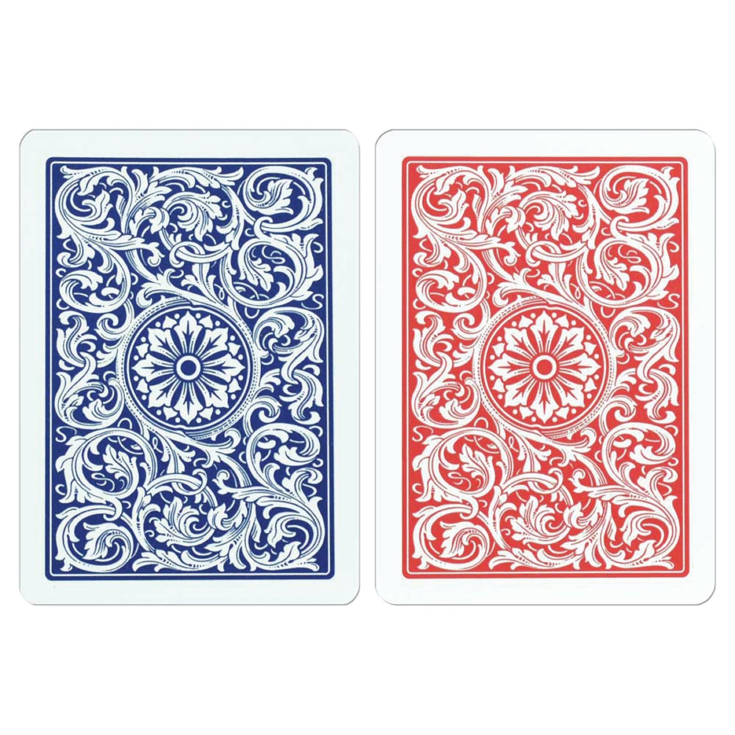 Copag Playing Cards 1546 Elite Design 100% Plastic 2 Sets (4 Decks) Red Blue Poker Size Jumbo Large Index