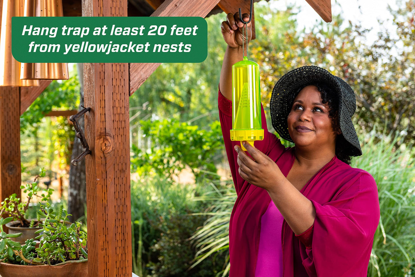 Rescue! Reusable Yellowjacket Trap – Includes Attractant - 2 Traps