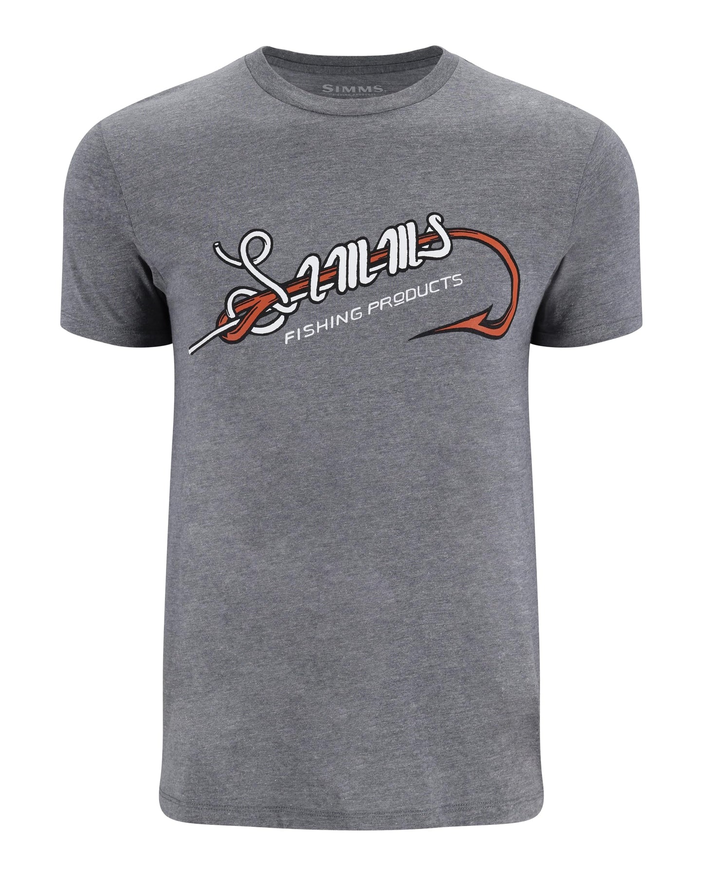 Simms Men's M's Hook & Loop T-Shirt, Athletic Heather, Large