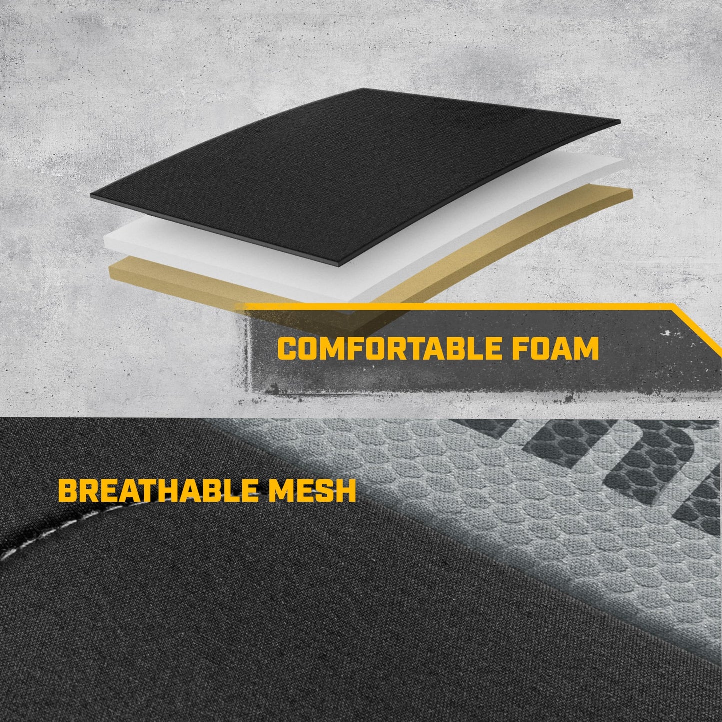 BDK Auto CASC-2274-GR: Cat 4Pc Polyester + Honeycomb Polyester Fabric Low Back Seat Cover