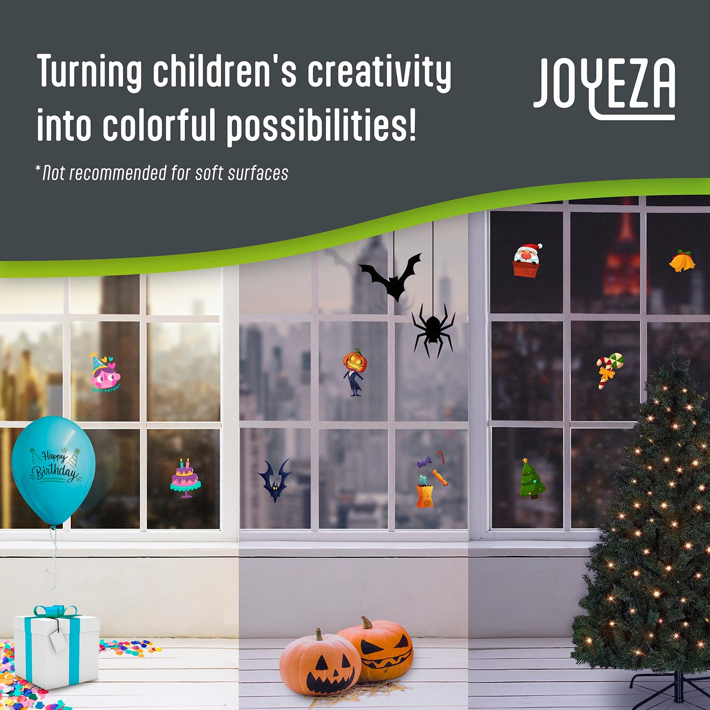 JOYEZA Premium Printable Vinyl Sticker Paper for Inkjet Printer - 80 Sheets Matte White Waterproof, Dries Quickly Vivid Colors, Holds Ink Well- Tear Resistant - Inkjet & Laser Printer