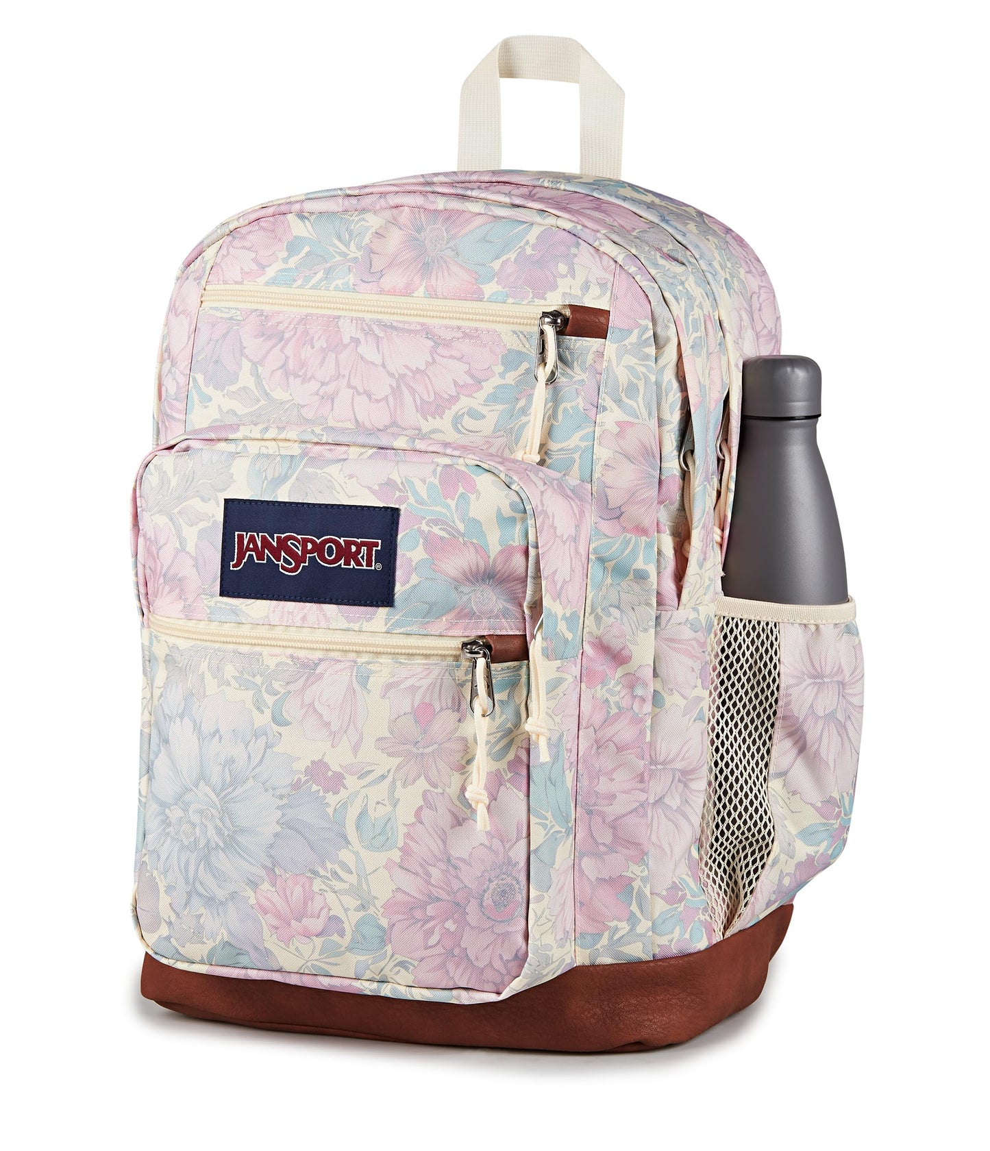 JanSport Cool Backpack with 38.1cm Laptop Sleeve, Large Computer Bag Rucksack with 2 Compartments, Ergonomic Straps, Faded Tapestry