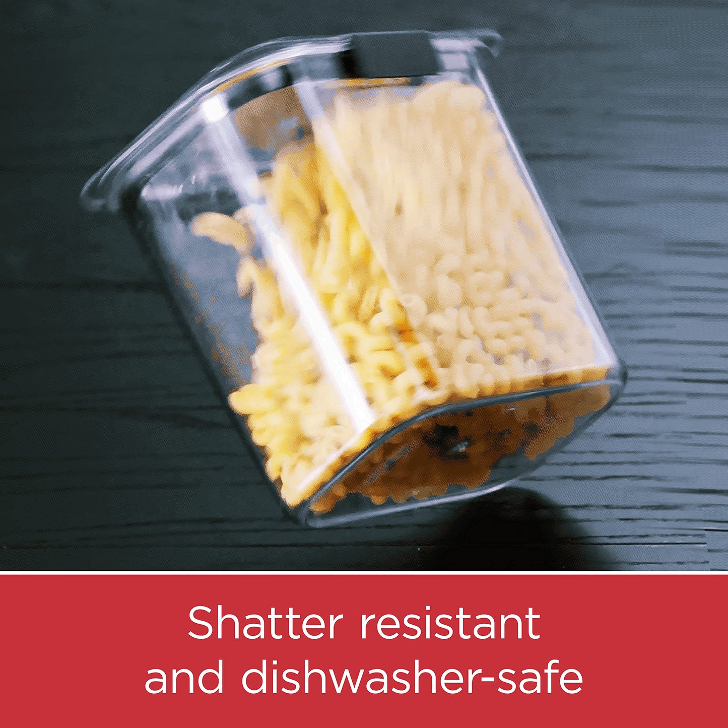 Rubbermaid Brilliance Airtight Food Storage Container | Pantry Storage Container for Flour, Sugar, and Rice | 3.7 L (16 Cup)