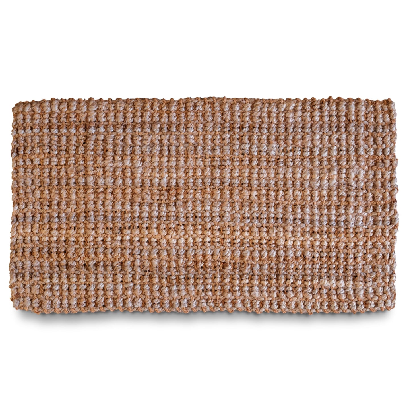 Jute Doormat 30x17 Inch, Jute Entryway Rug, Braided Doormat for Indoor or Covered Outdoor, Natural Woven Welcome Mat