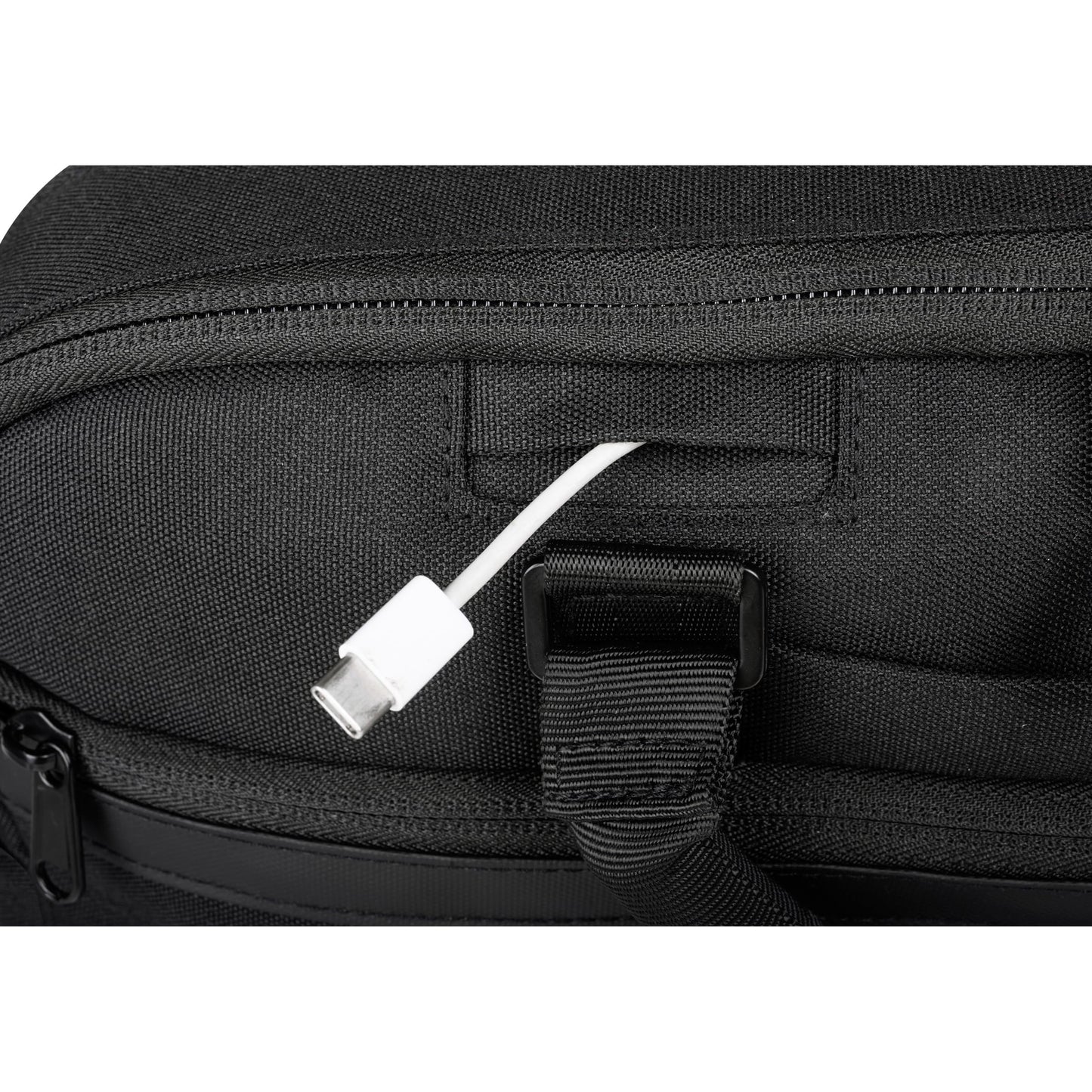 KENNETH COLE REACTION ProTec Faux Pebbled Leather Slim 16" Laptop Business Briefcase/Tablet Bag, Black