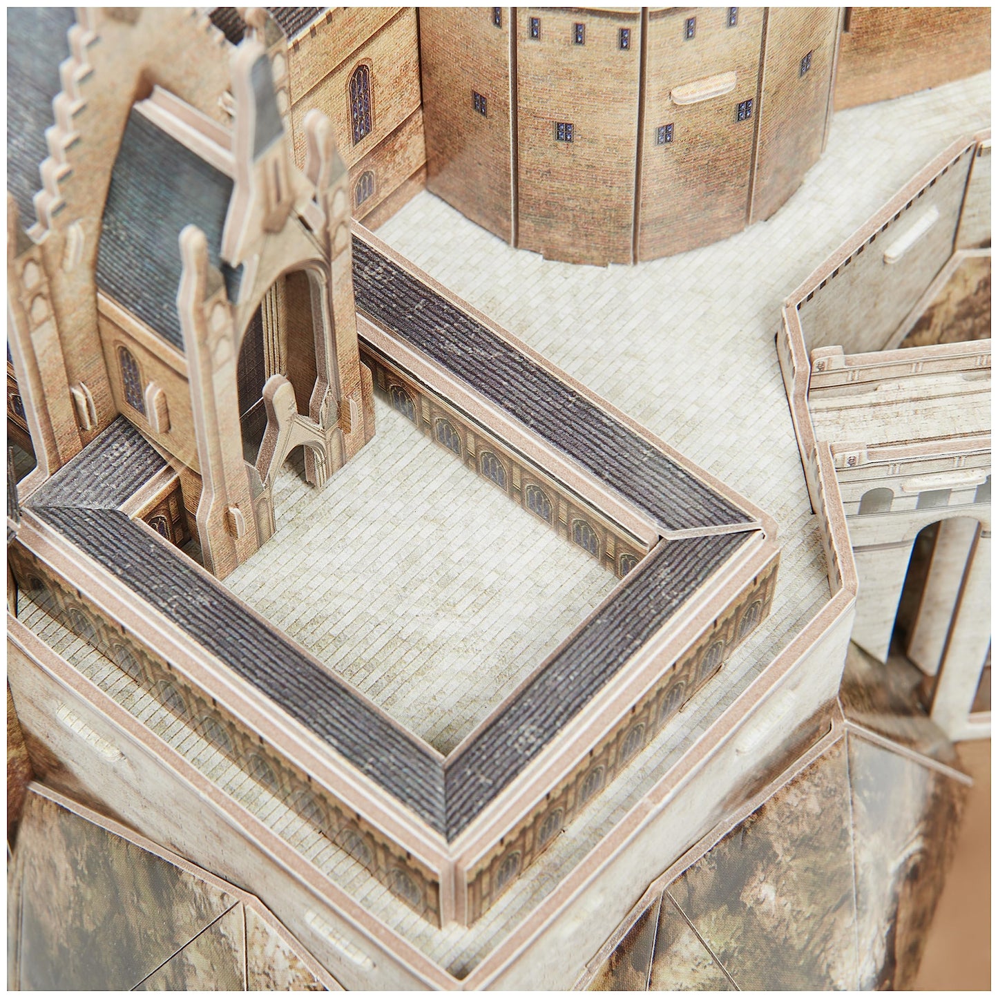 4D Build, Harry Potter Hogwarts Castle 3D Puzzle Model Kit 209 Pcs | Harry Potter Gifts Desk Decor | Building Toys | 3D Puzzles for Adults & Teens 12+