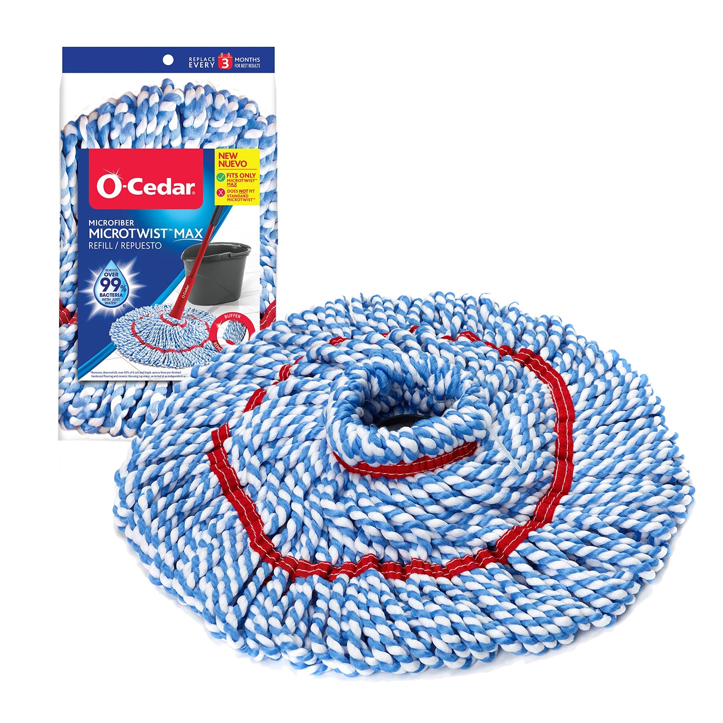 O-Cedar MicroTwist MAX Microfiber Refill (Pack of 2)